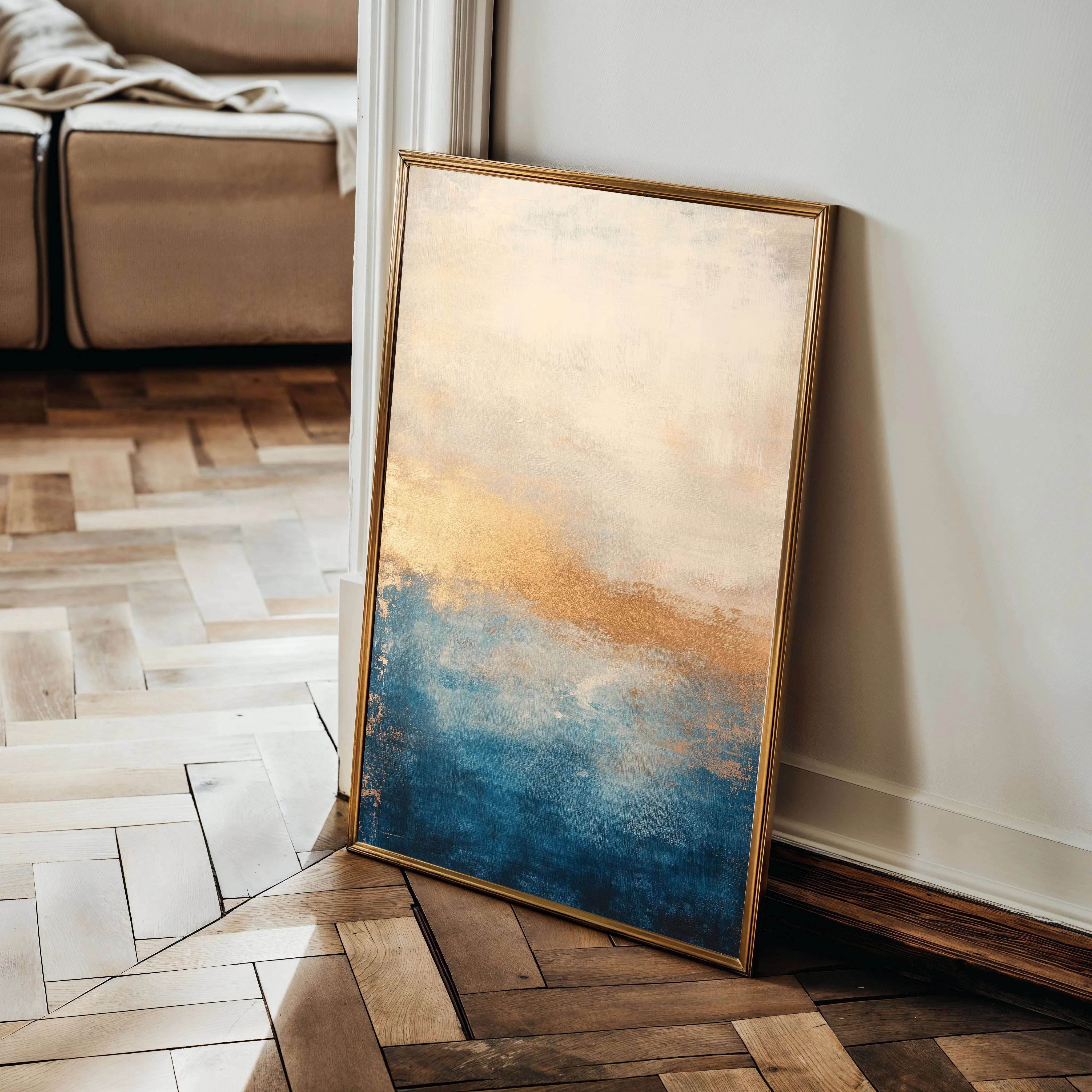 Abstract 299 Canvas Art 60 x 40 cm / Black