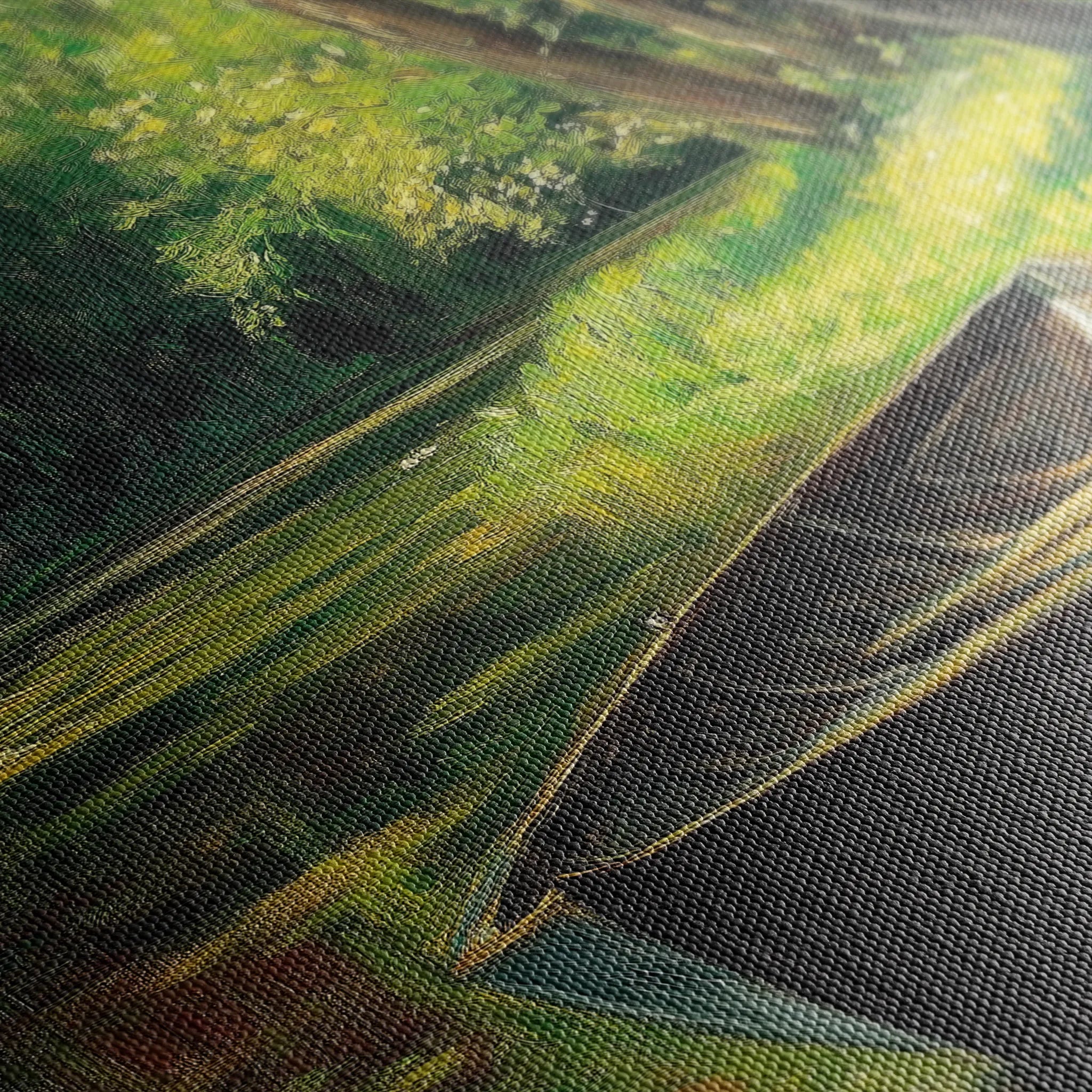Landscape 307 Canvas Art 60 x 40 cm / Black