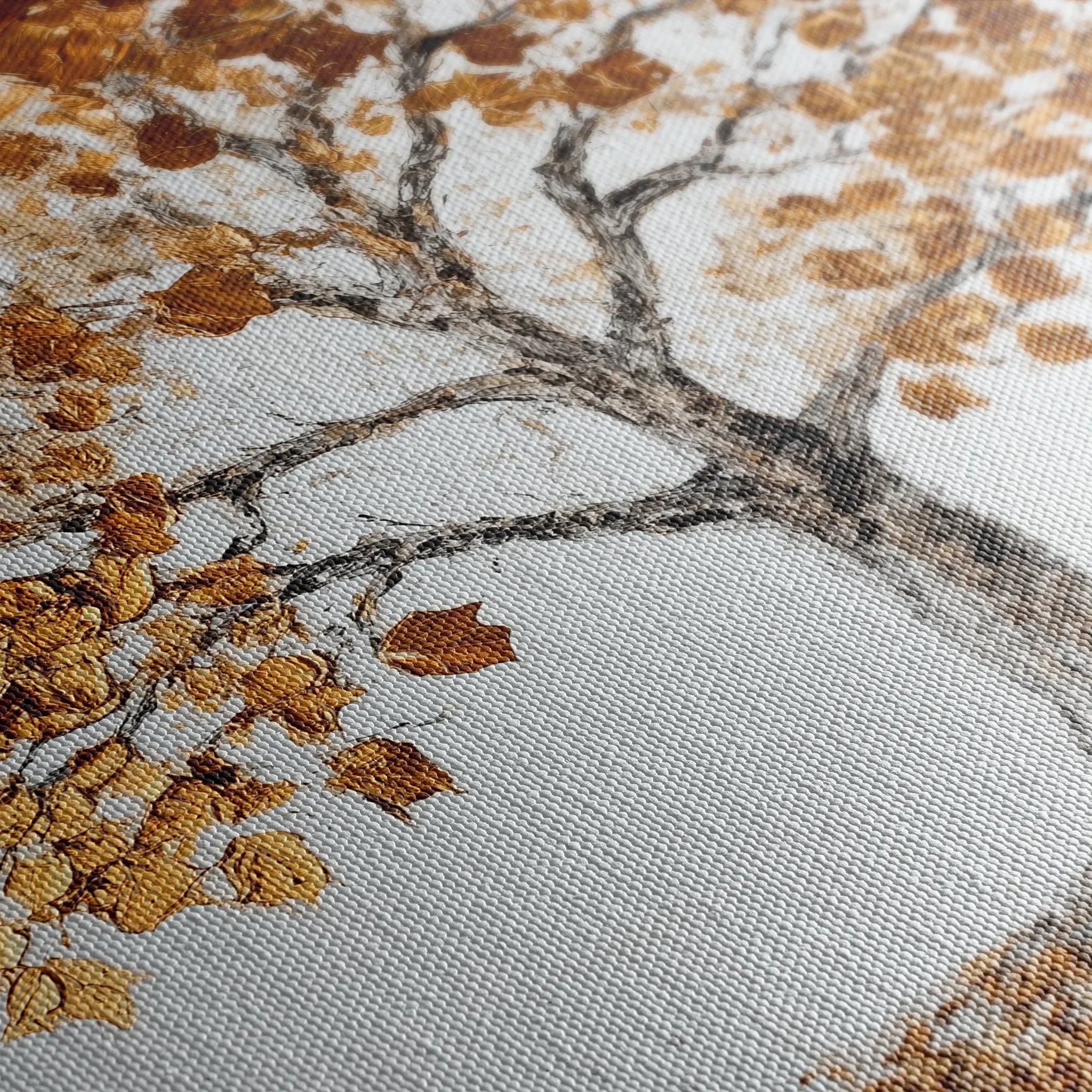 Landscape 310 Canvas Art 60 x 40 cm / Black