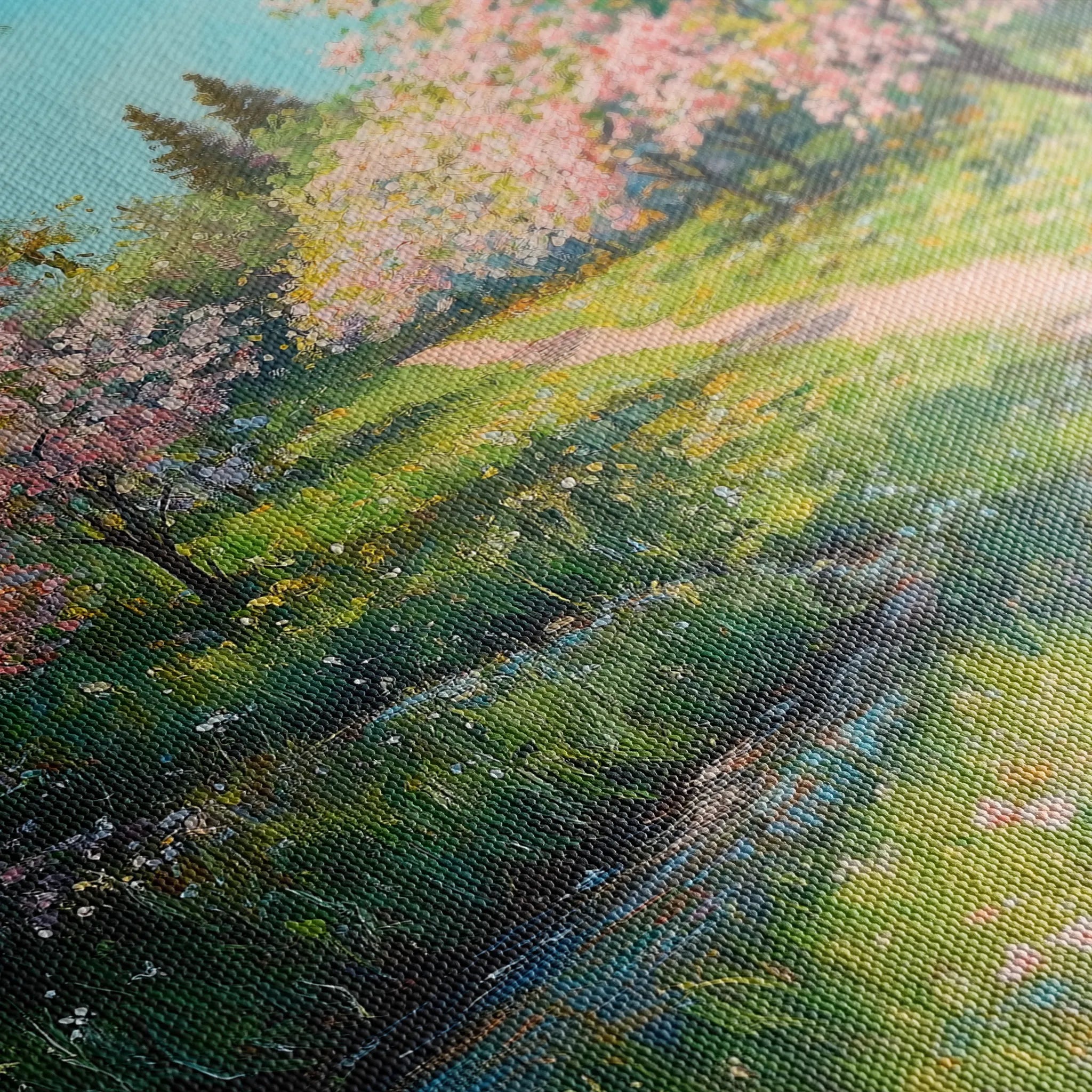 Landscape 312 Canvas Art 60 x 40 cm / Black