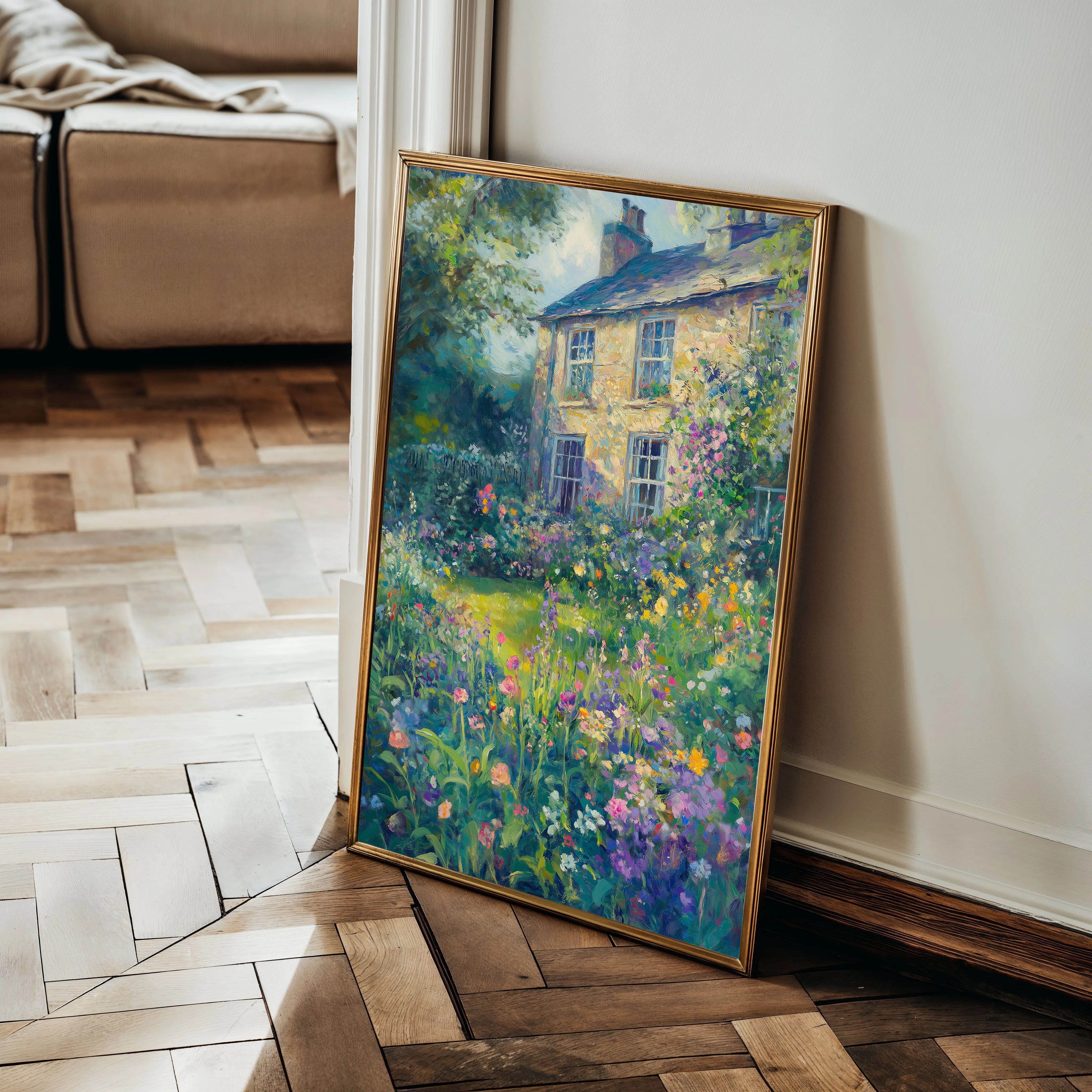 Landscape 313 Canvas Art 60 x 40 cm / Black
