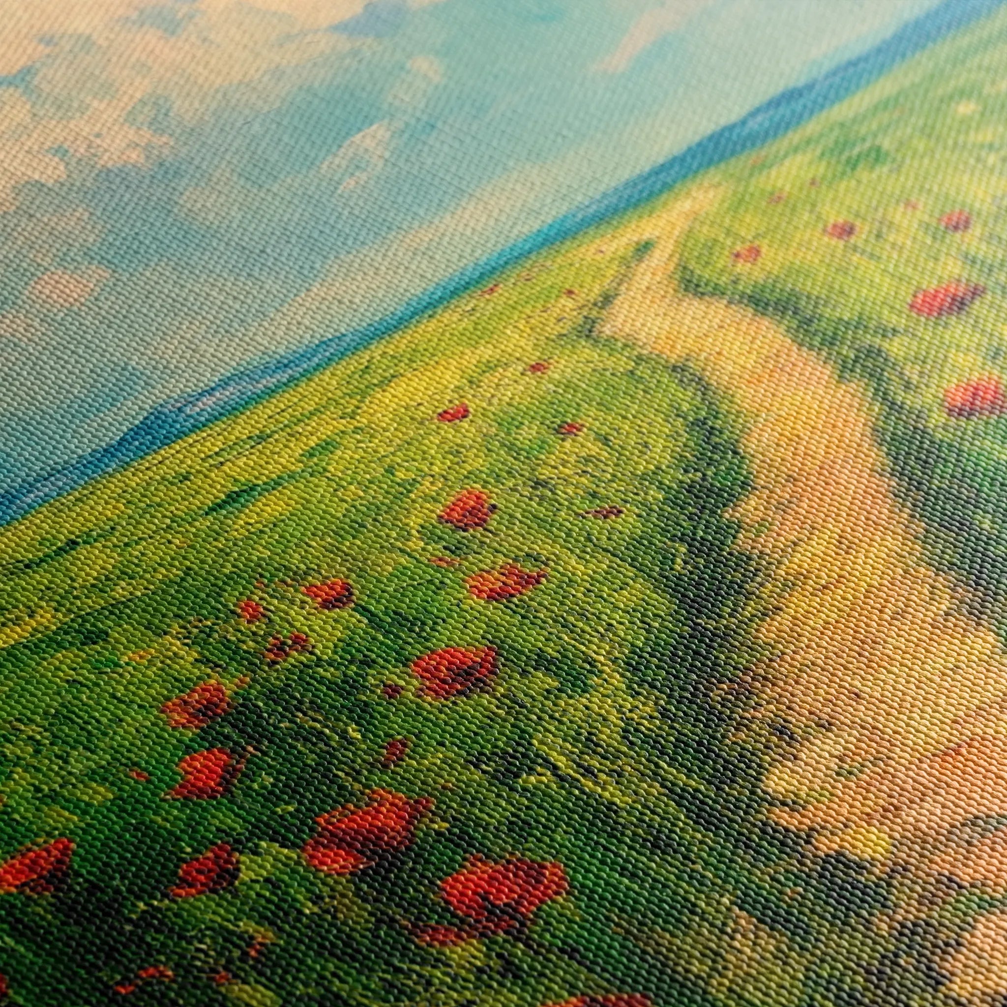 Landscape 315 Canvas Art 60 x 40 cm / Black