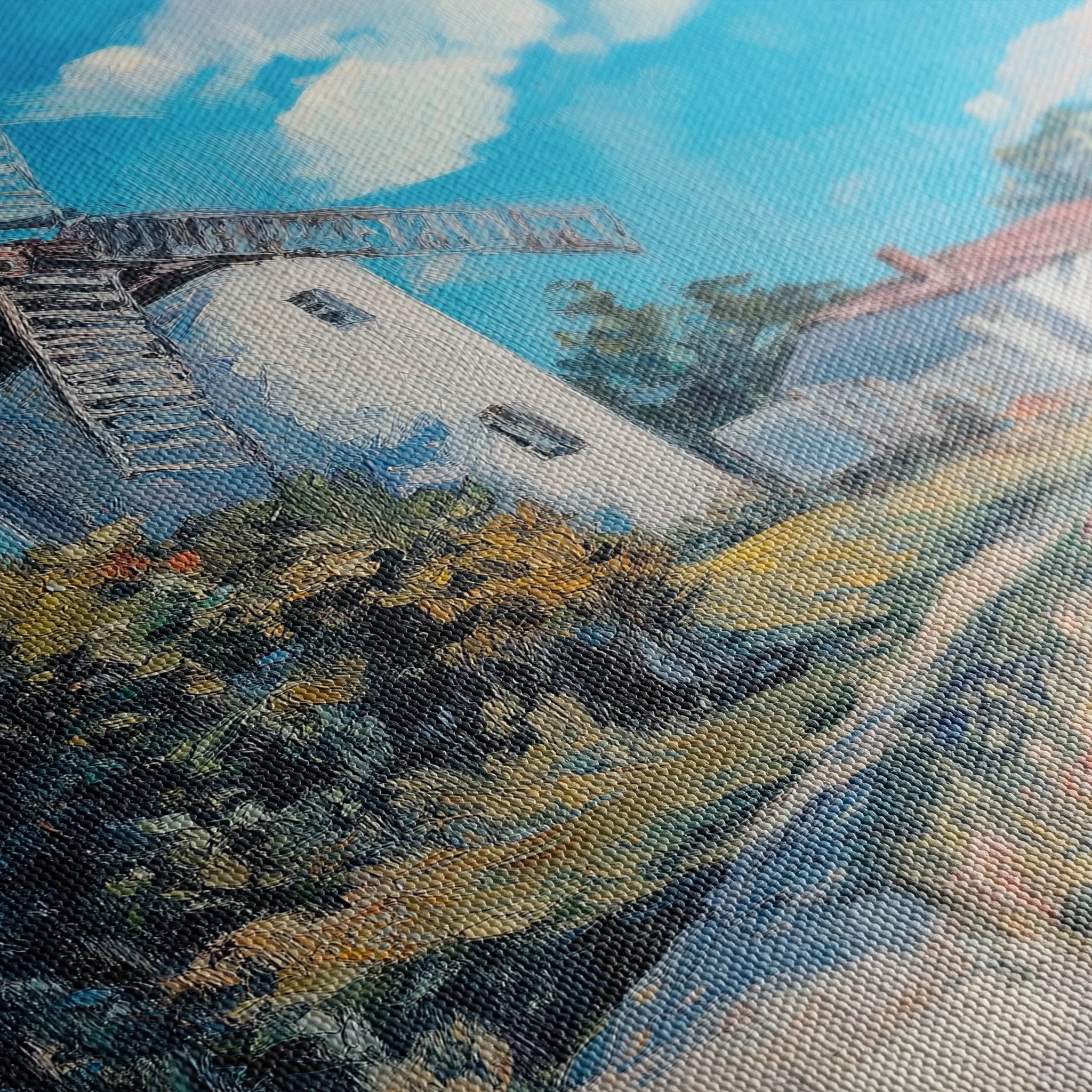 Landscape 316 Canvas Art 60 x 40 cm / Black