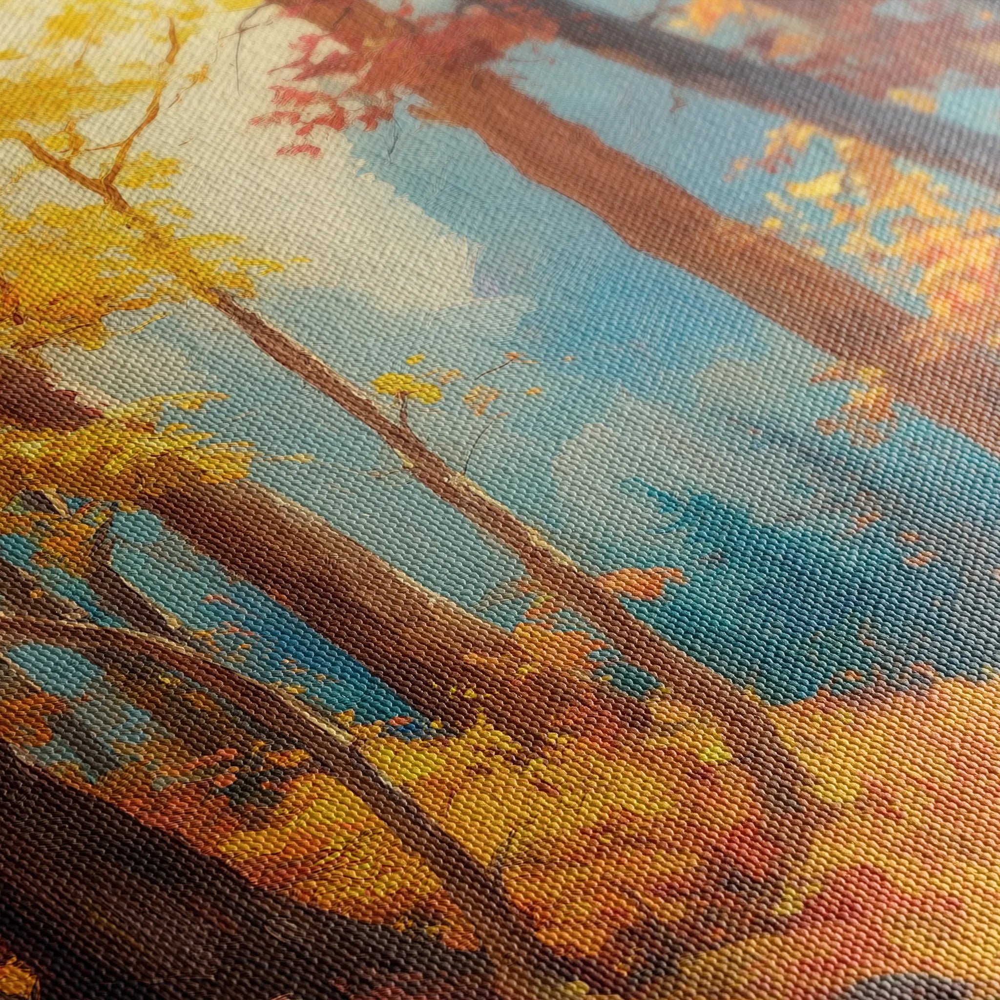 Landscape 317 Canvas Art 60 x 40 cm / Black