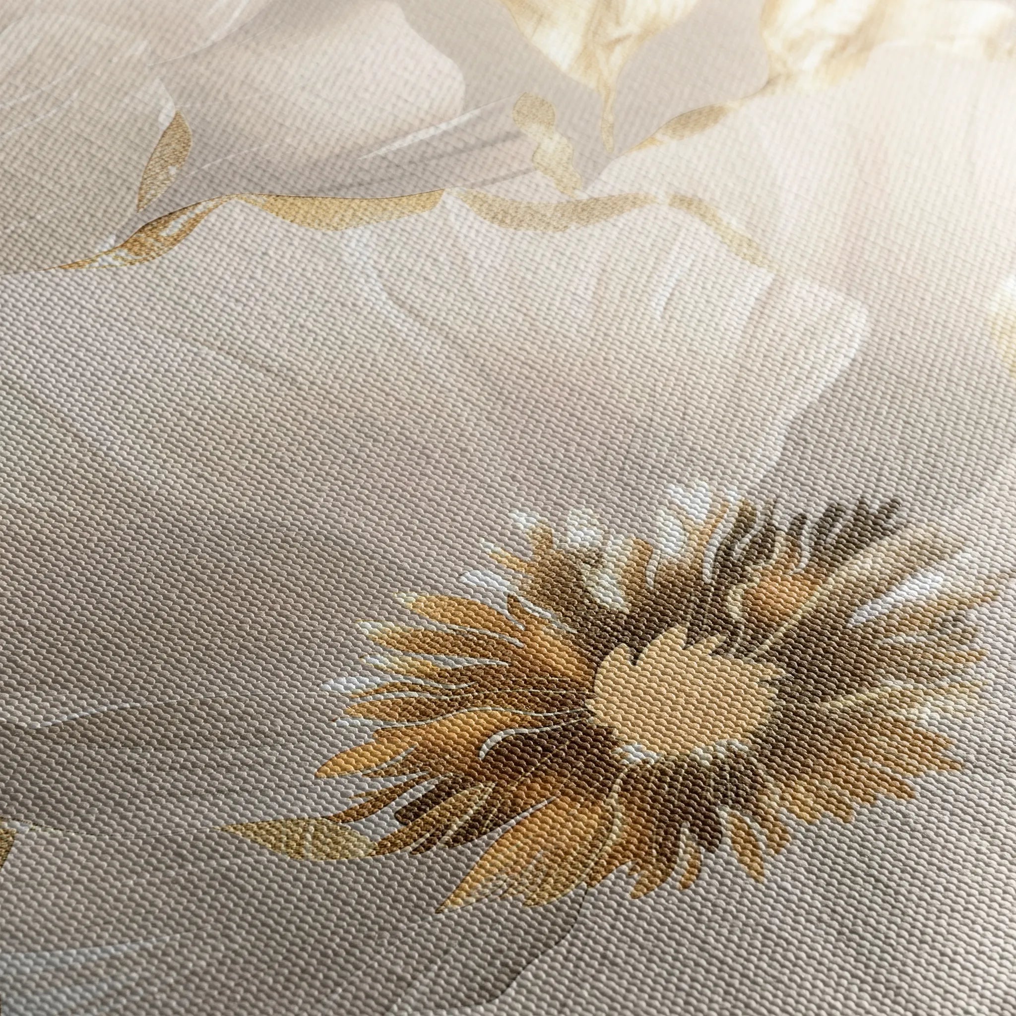 Floral 320 Canvas Art 60 x 40 cm / Black