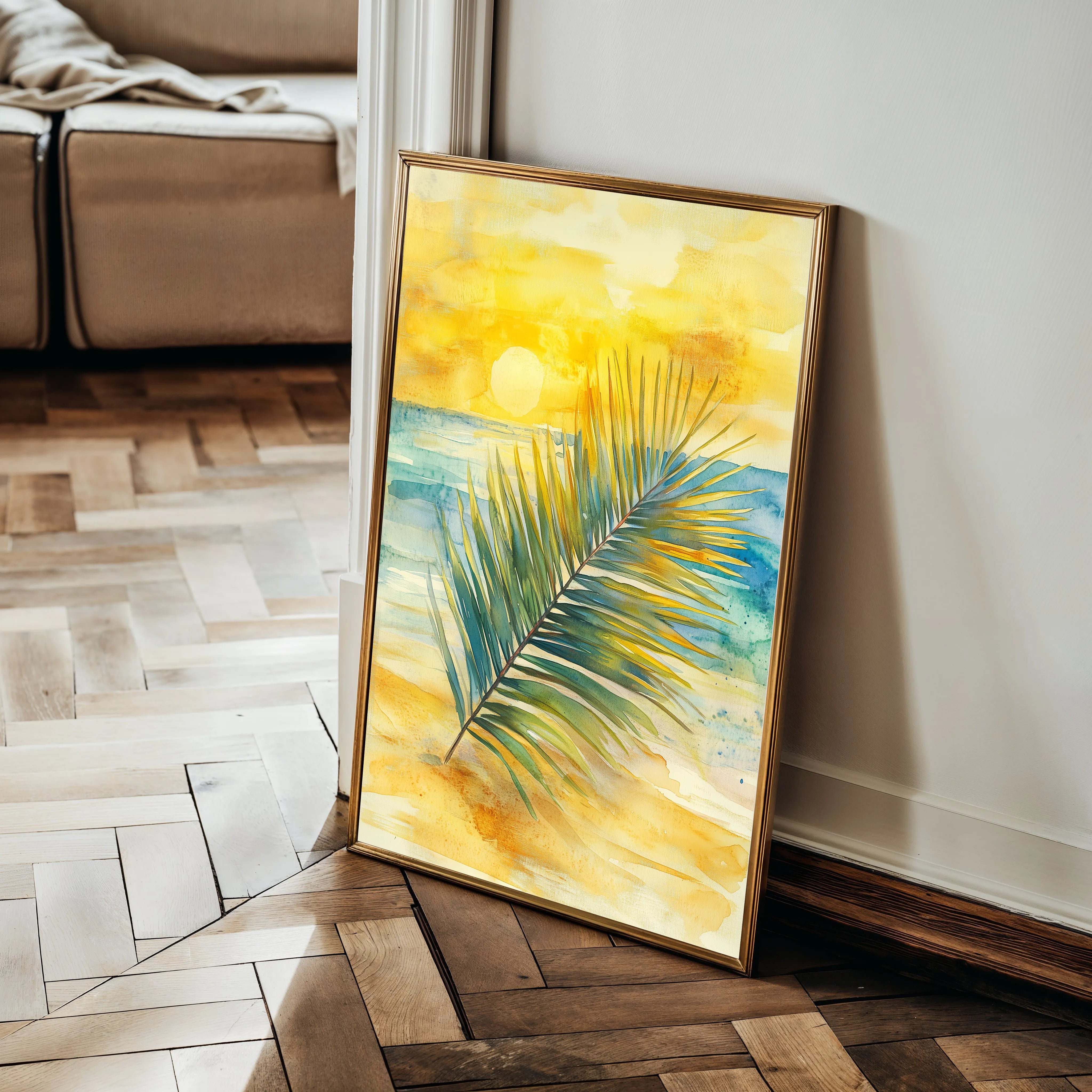 Landscape 320 Canvas Art 60 x 40 cm / Black
