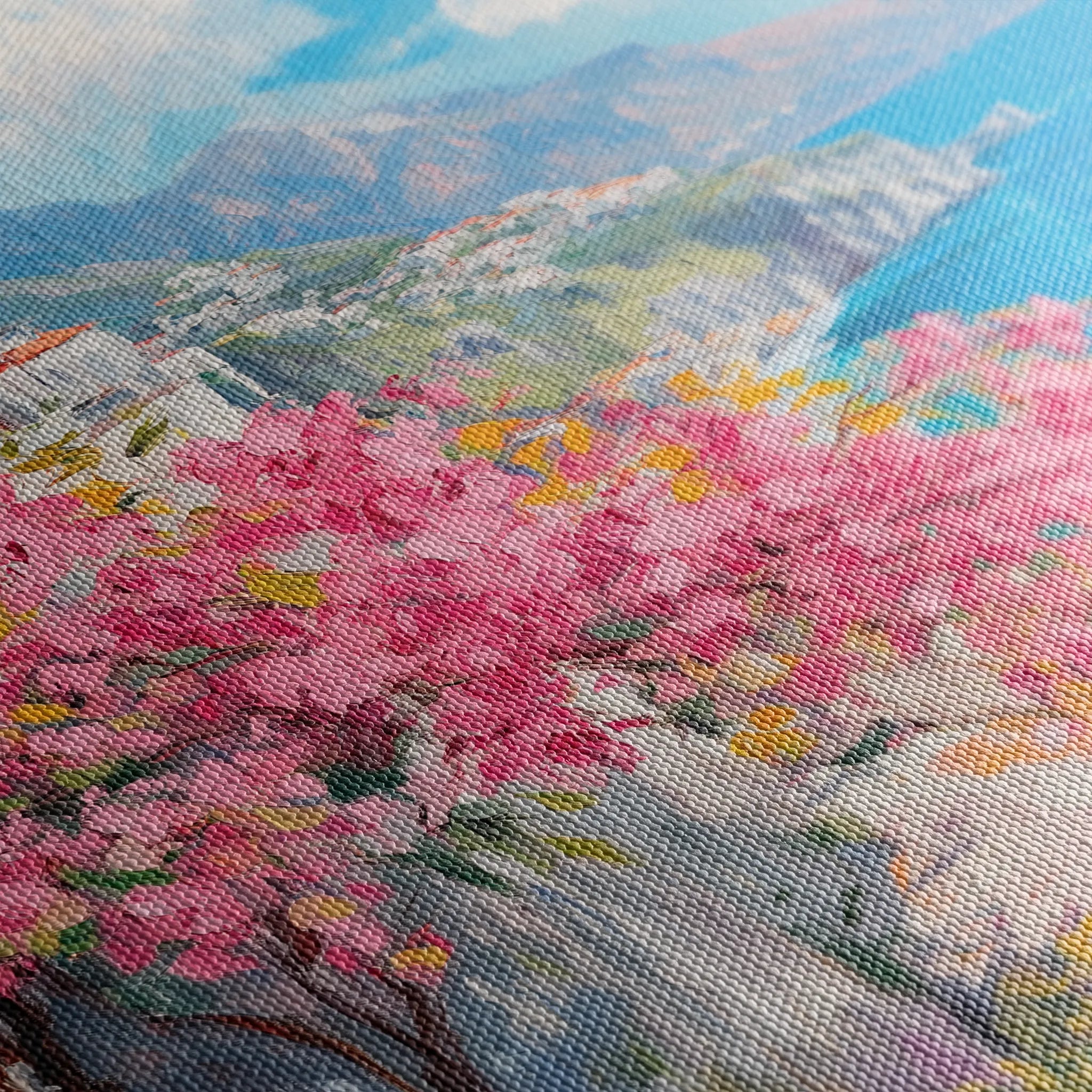 Landscape 323 Canvas Art 60 x 40 cm / Black
