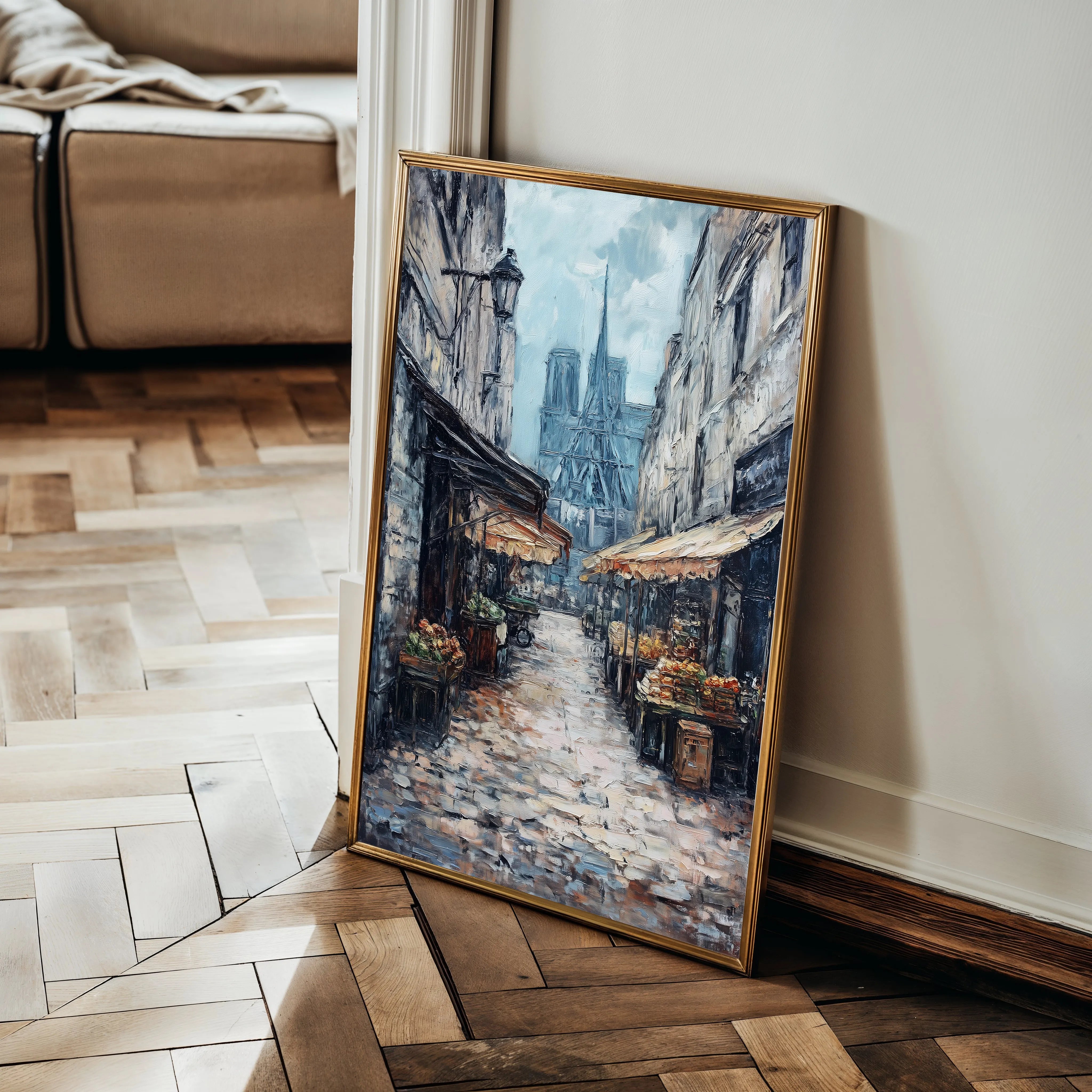 Landscape 334 Canvas Art 60 x 40 cm / Black