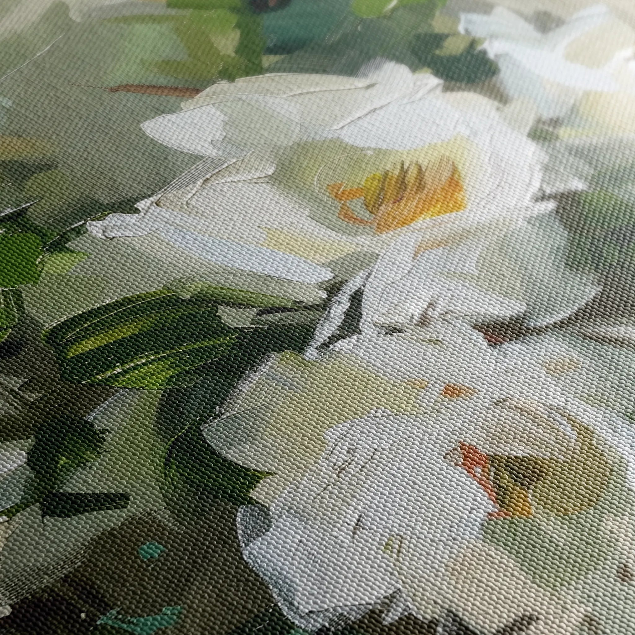 Floral 336 Canvas Art 60 x 40 cm / Black