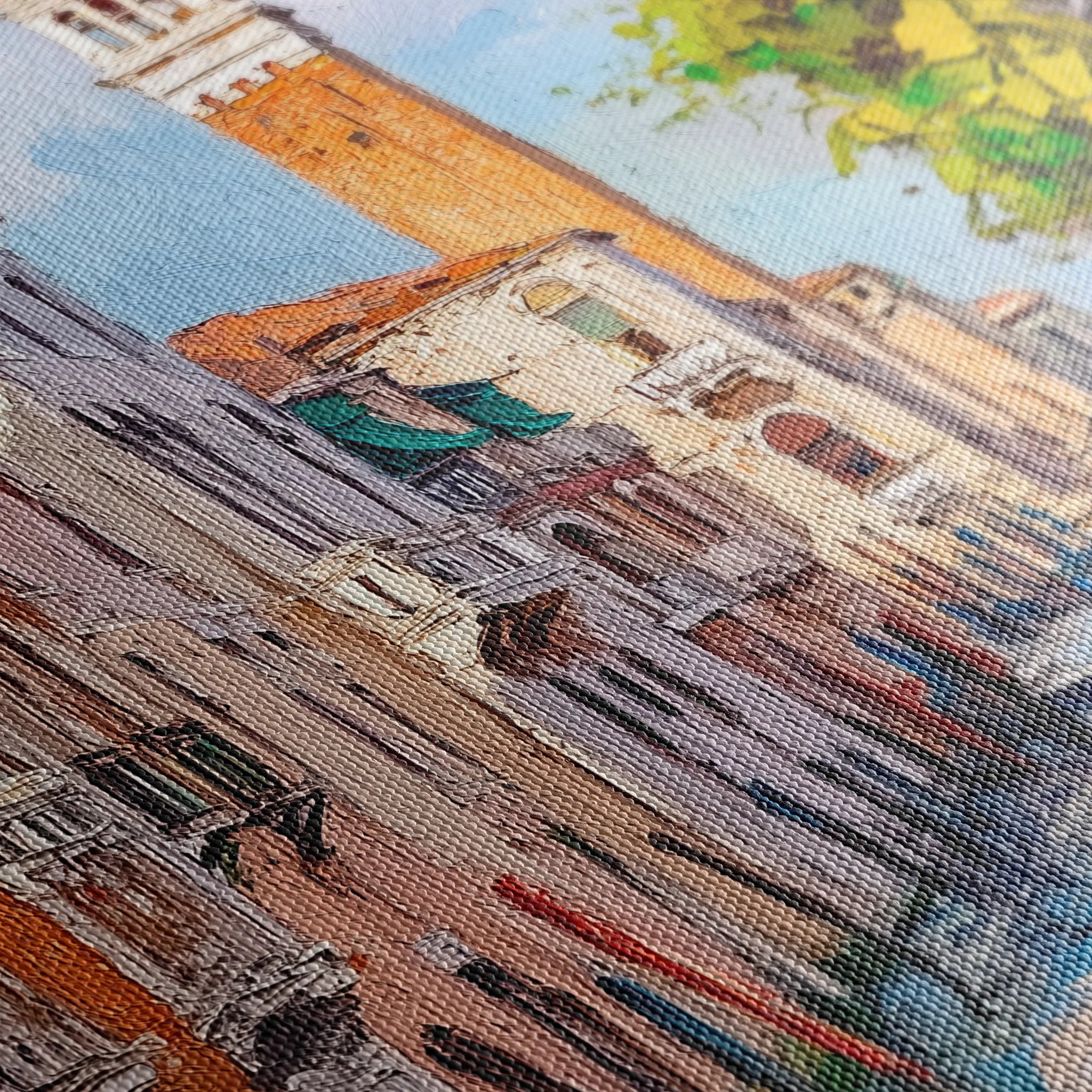 Landscape 338 Canvas Art 60 x 40 cm / Black
