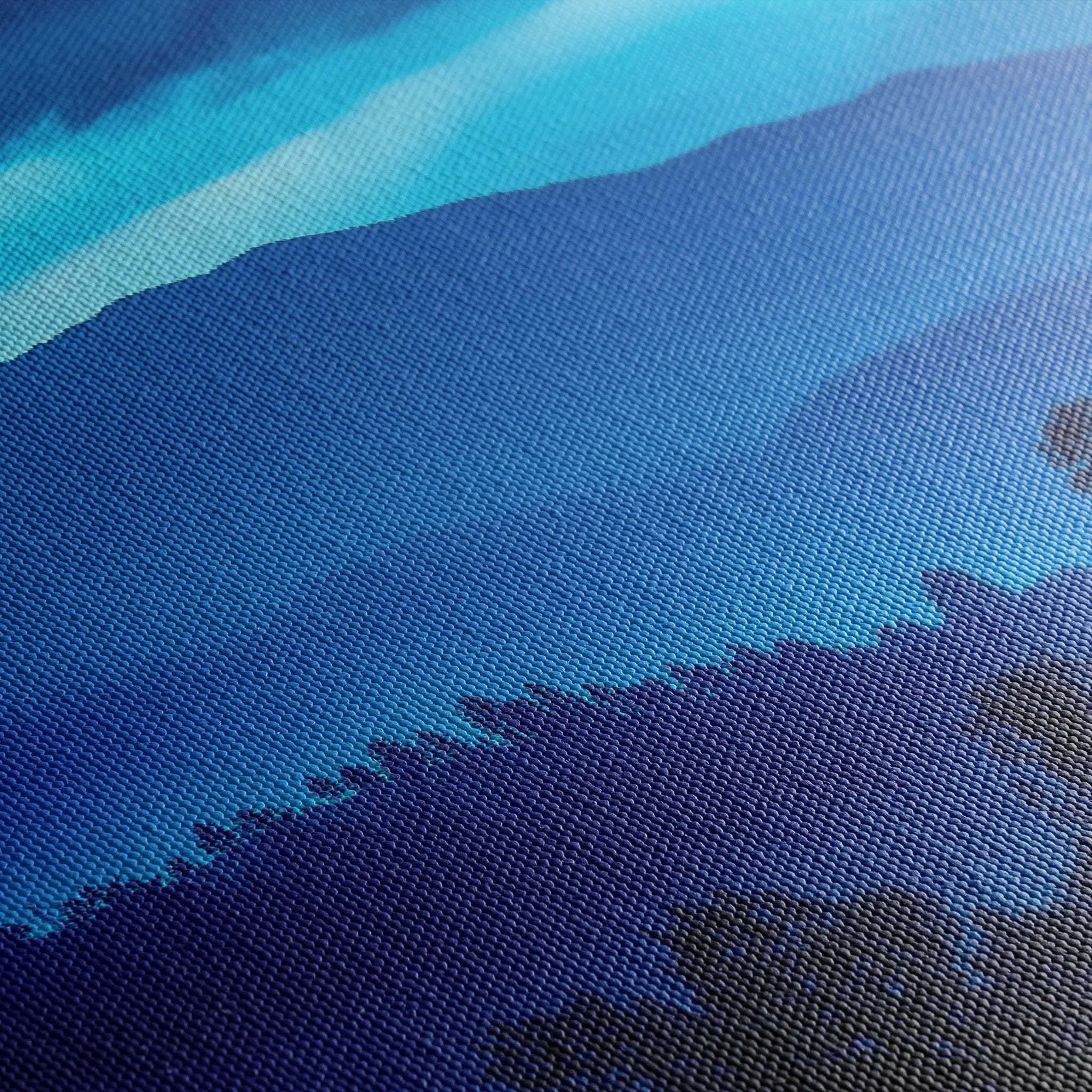Landscape 342 Canvas Art 60 x 40 cm / Black