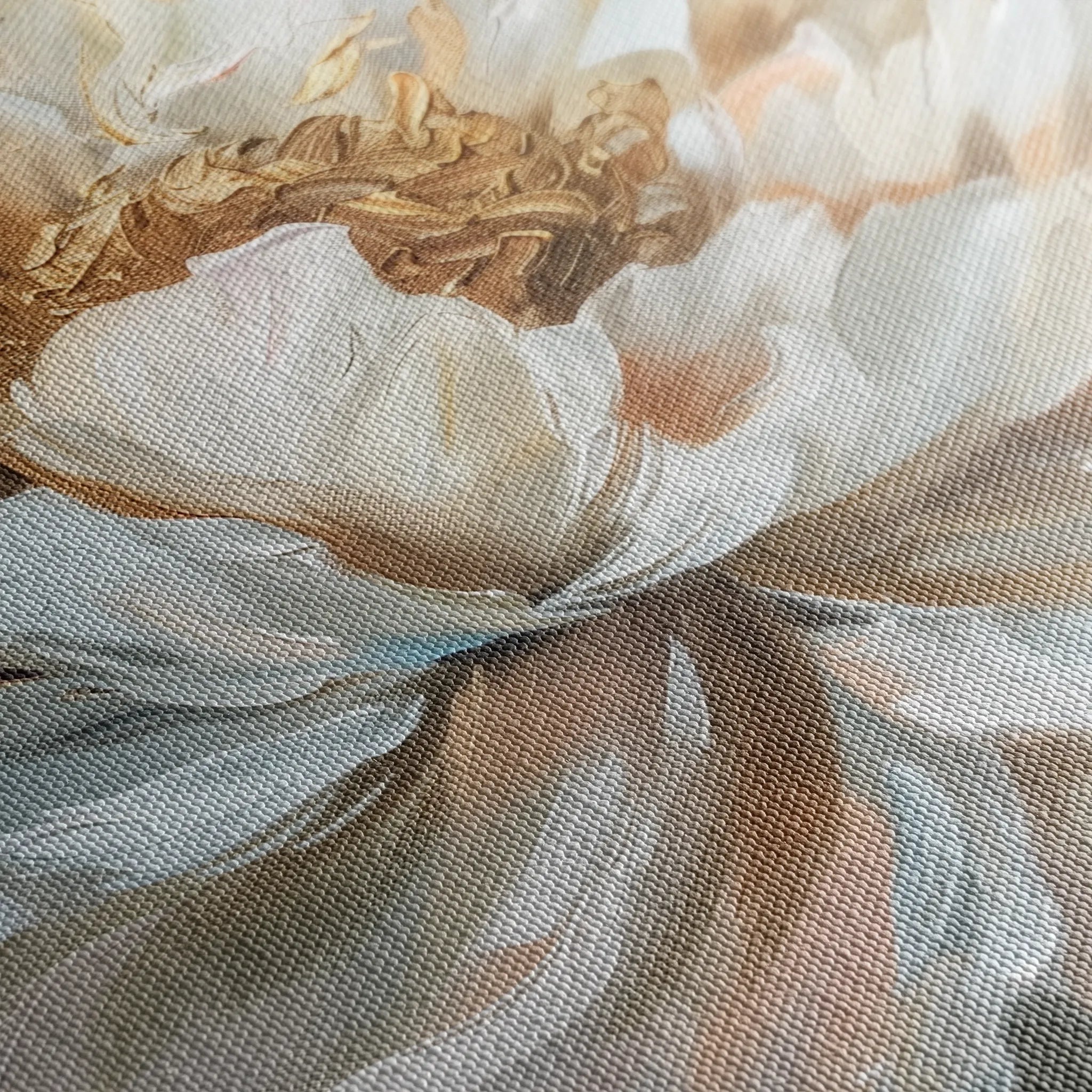 Floral 345 Canvas Art 60 x 40 cm / Black