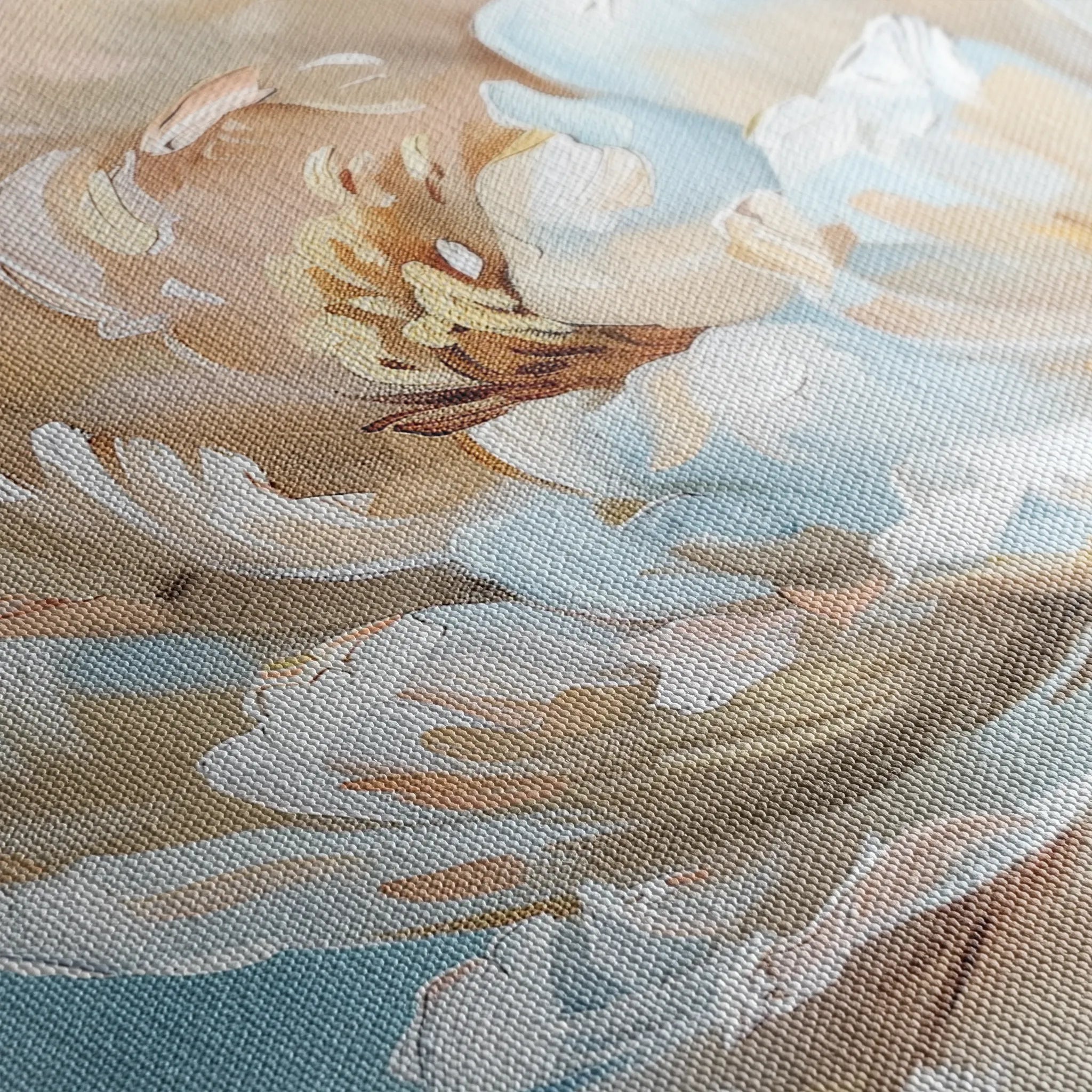 Floral 346 Canvas Art 60 x 40 cm / Black