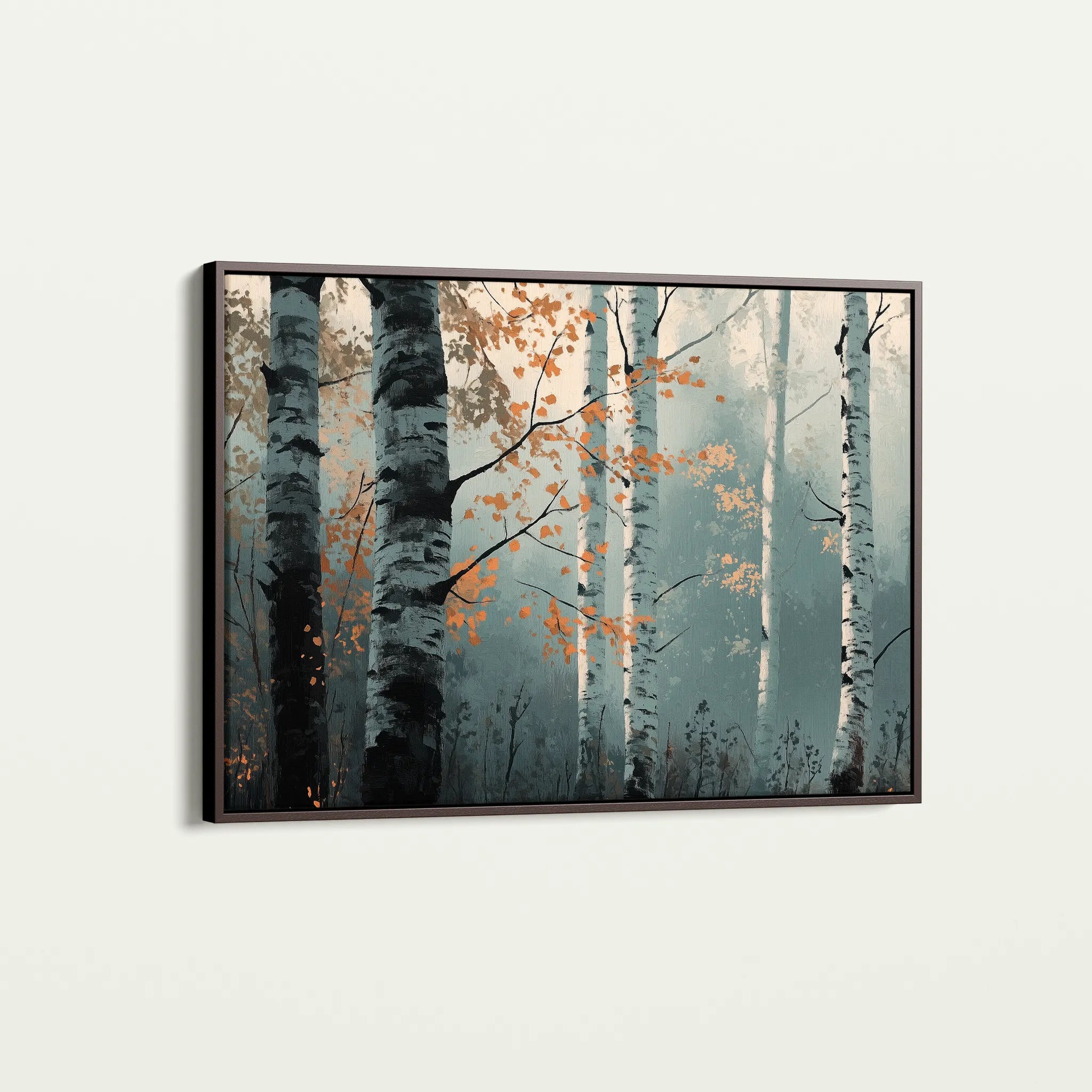 Landscape 348 Canvas Art 60 x 40 cm / Black