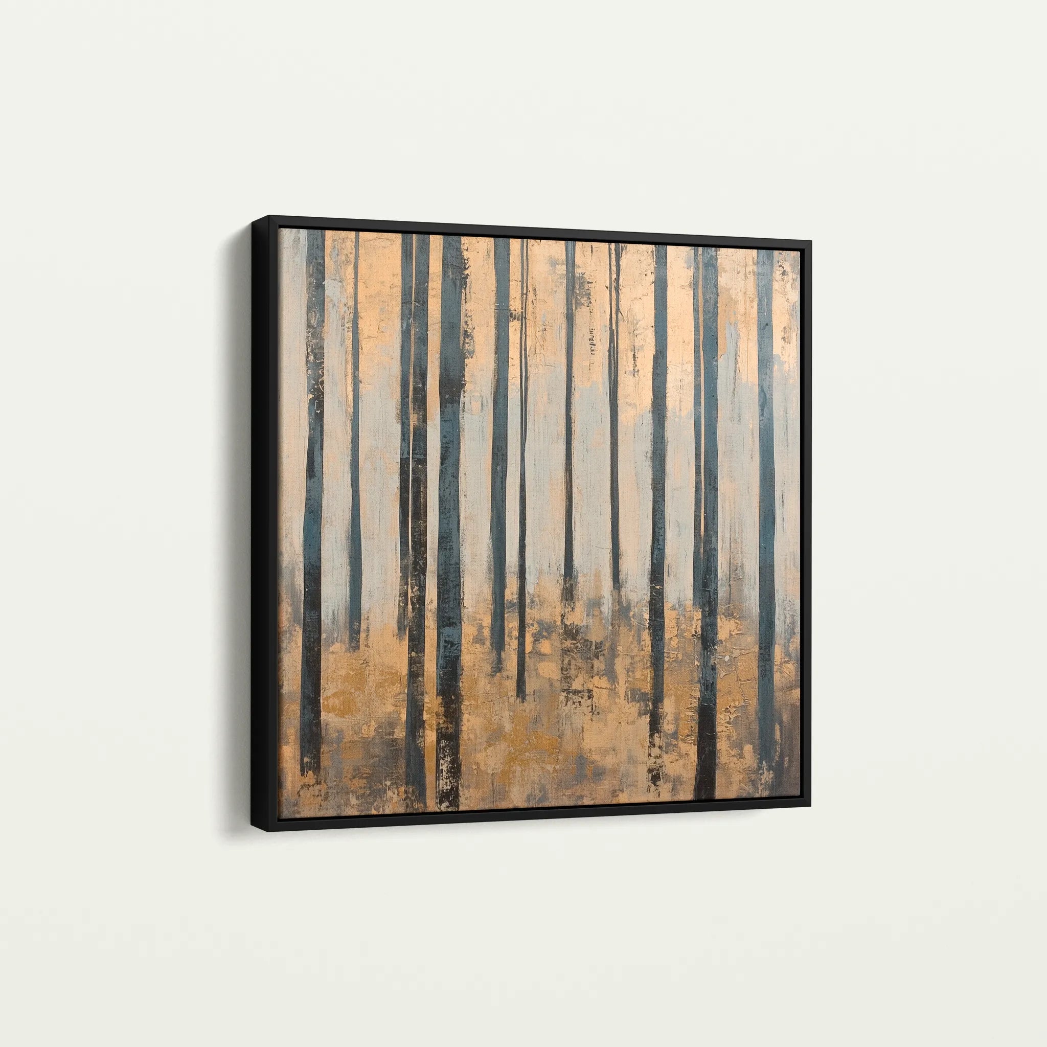 Landscape 353 Canvas Art 60 x 60 cm / Black