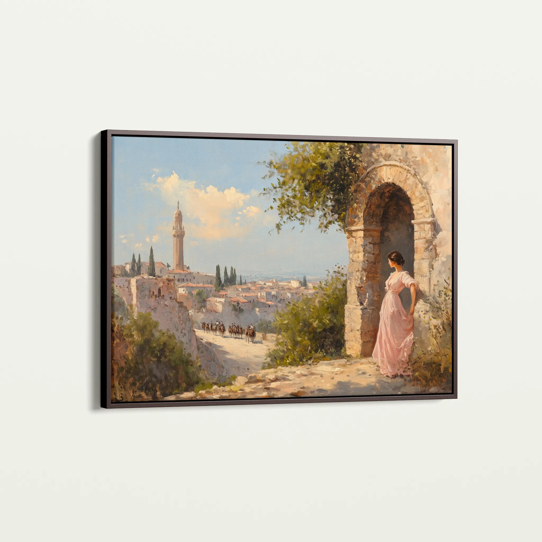 Landscape 355 Canvas Art 60 x 40 cm / Black