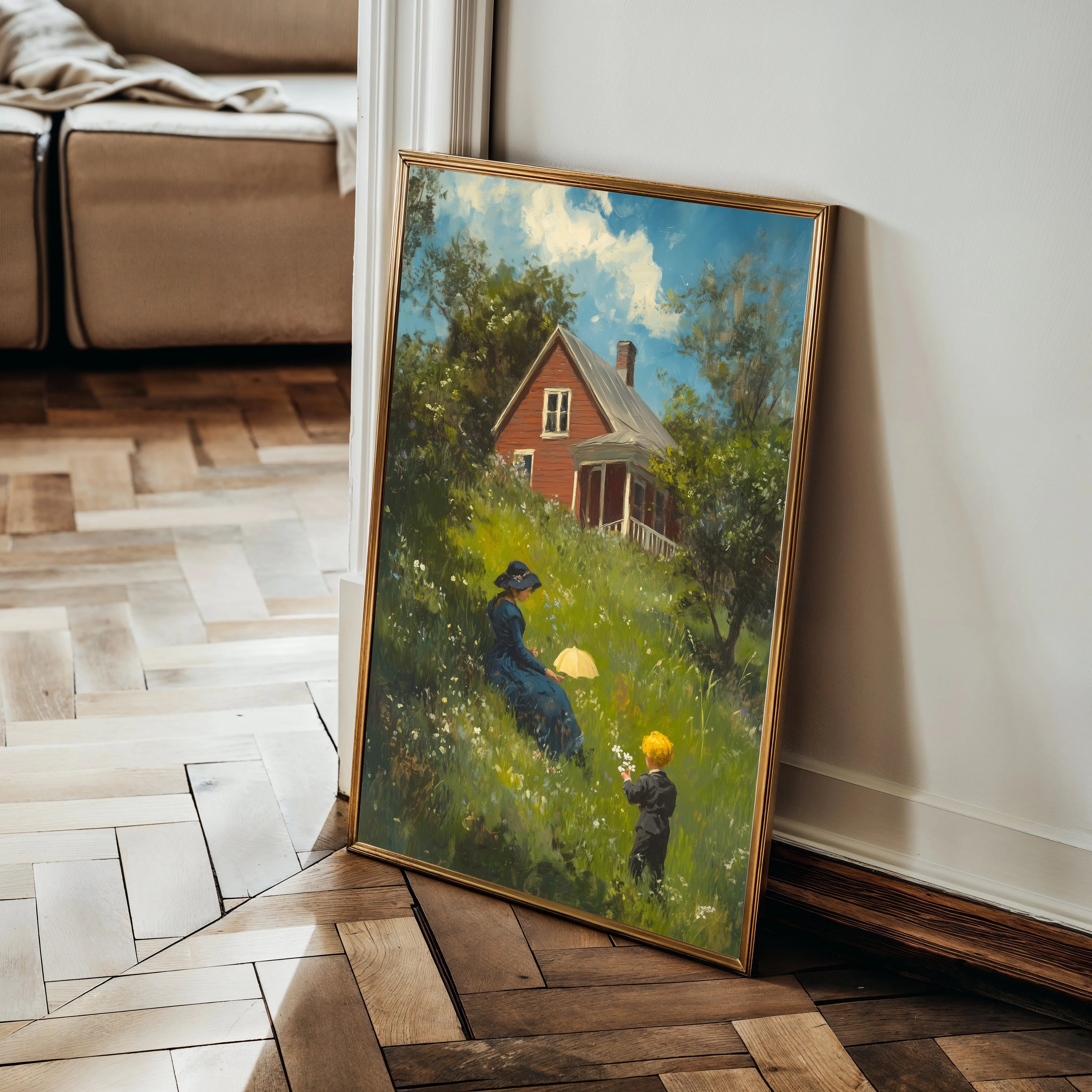 Landscape 365 Canvas Art 60 x 40 cm / Black