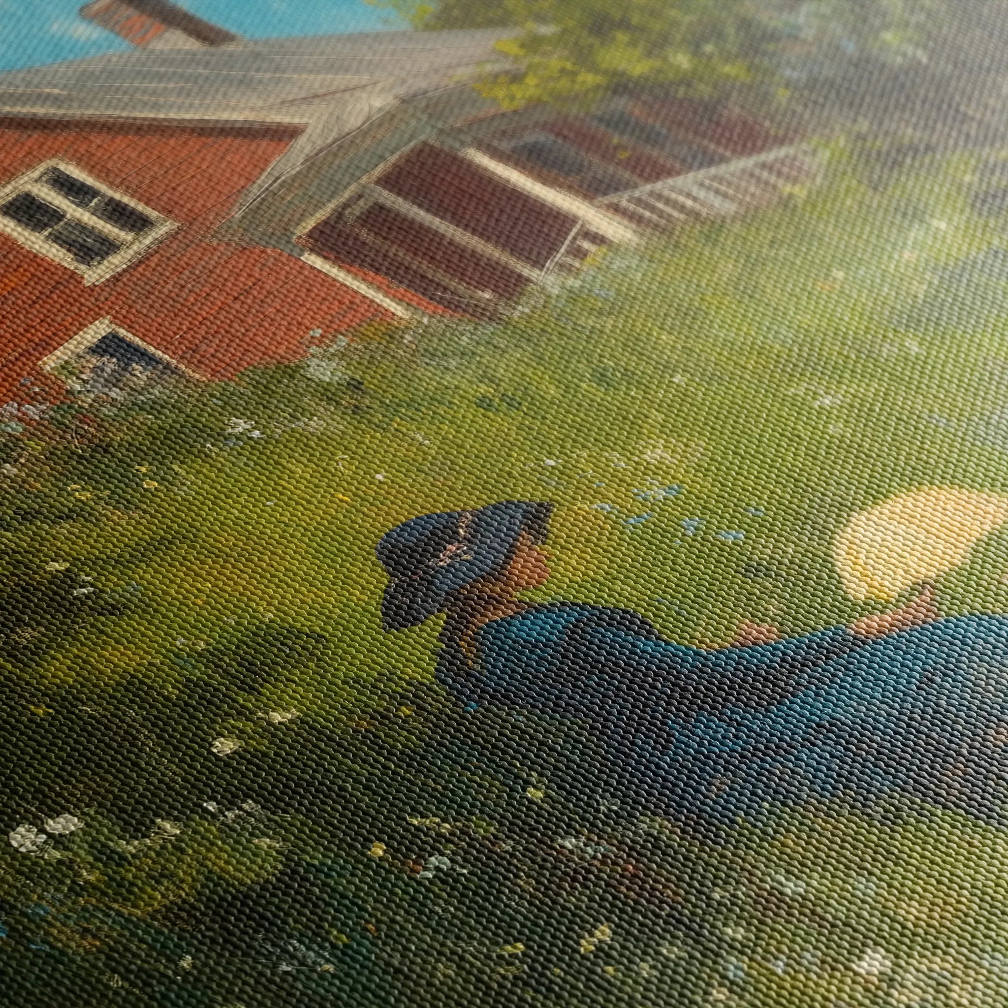 Landscape 365 Canvas Art 60 x 40 cm / Black