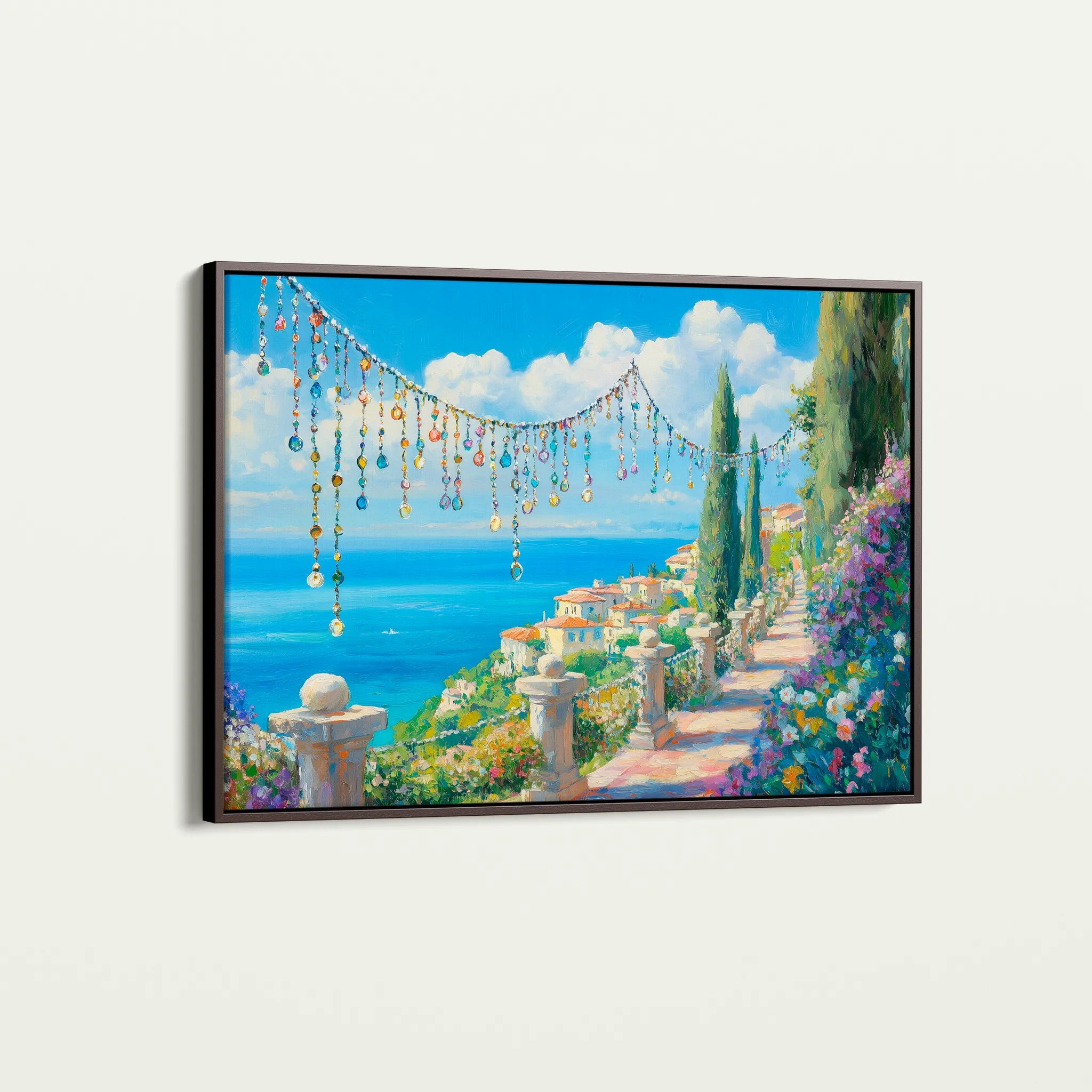 Landscape 367 Canvas Art 60 x 40 cm / Black