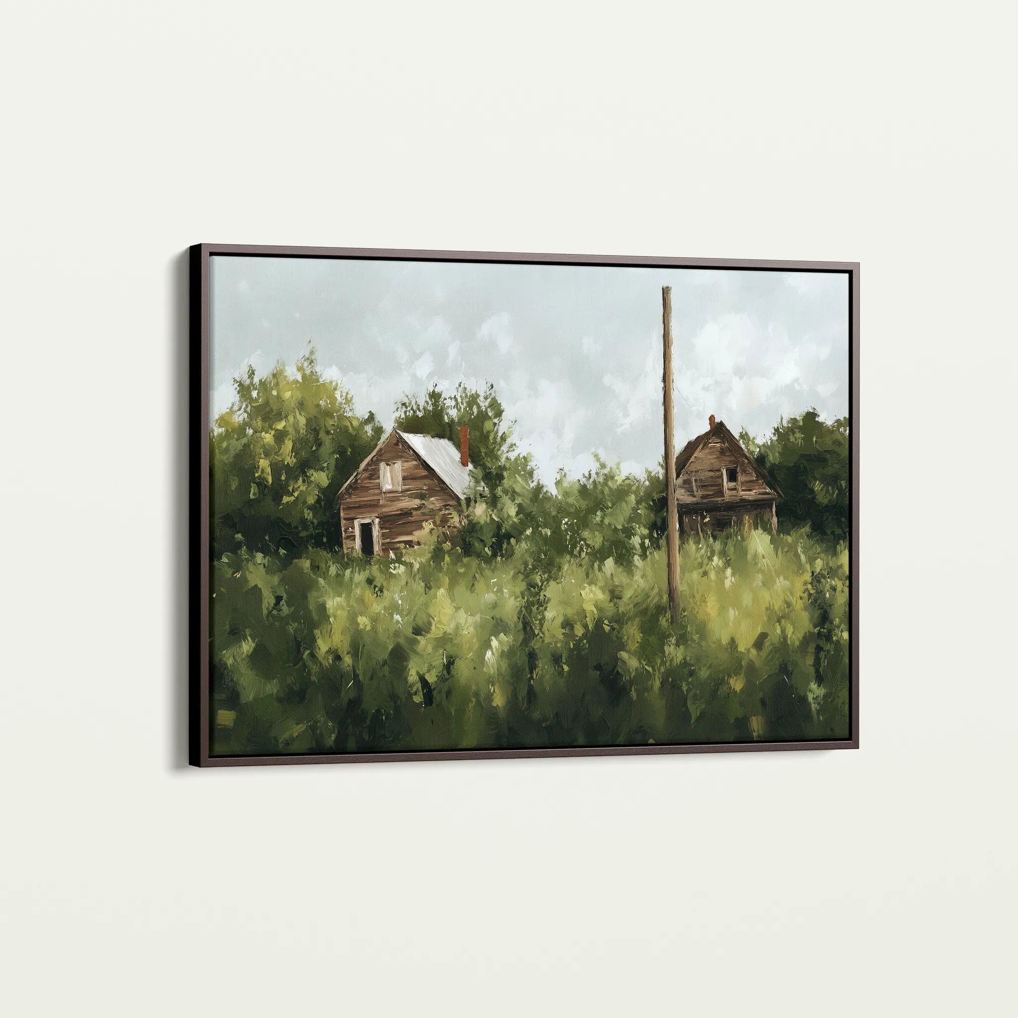 Landscape 368 Canvas Art 60 x 40 cm / Black