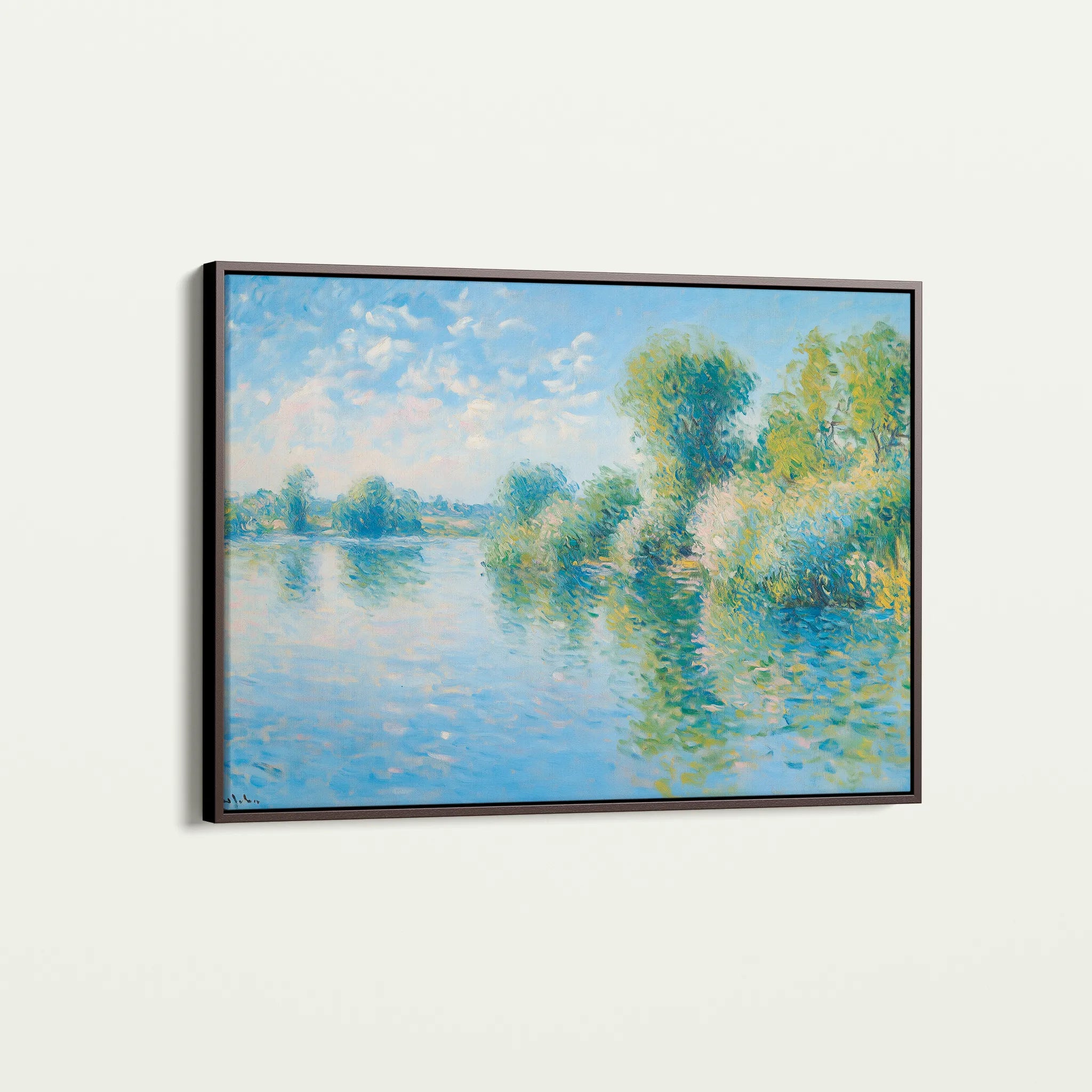 Landscape 370 Canvas Art 60 x 40 cm / Black