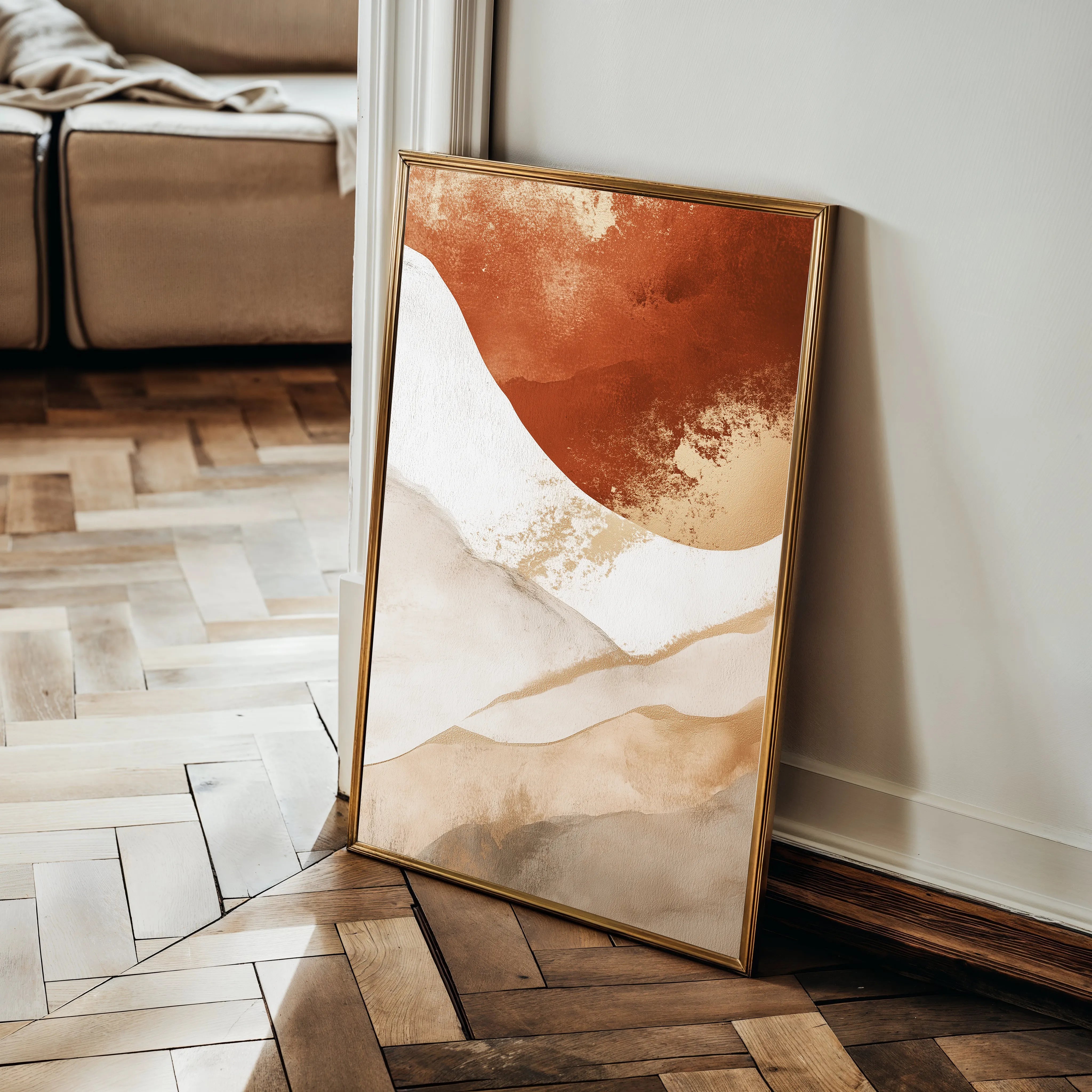 Abstract 374 Canvas Art 60 x 40 cm / Black