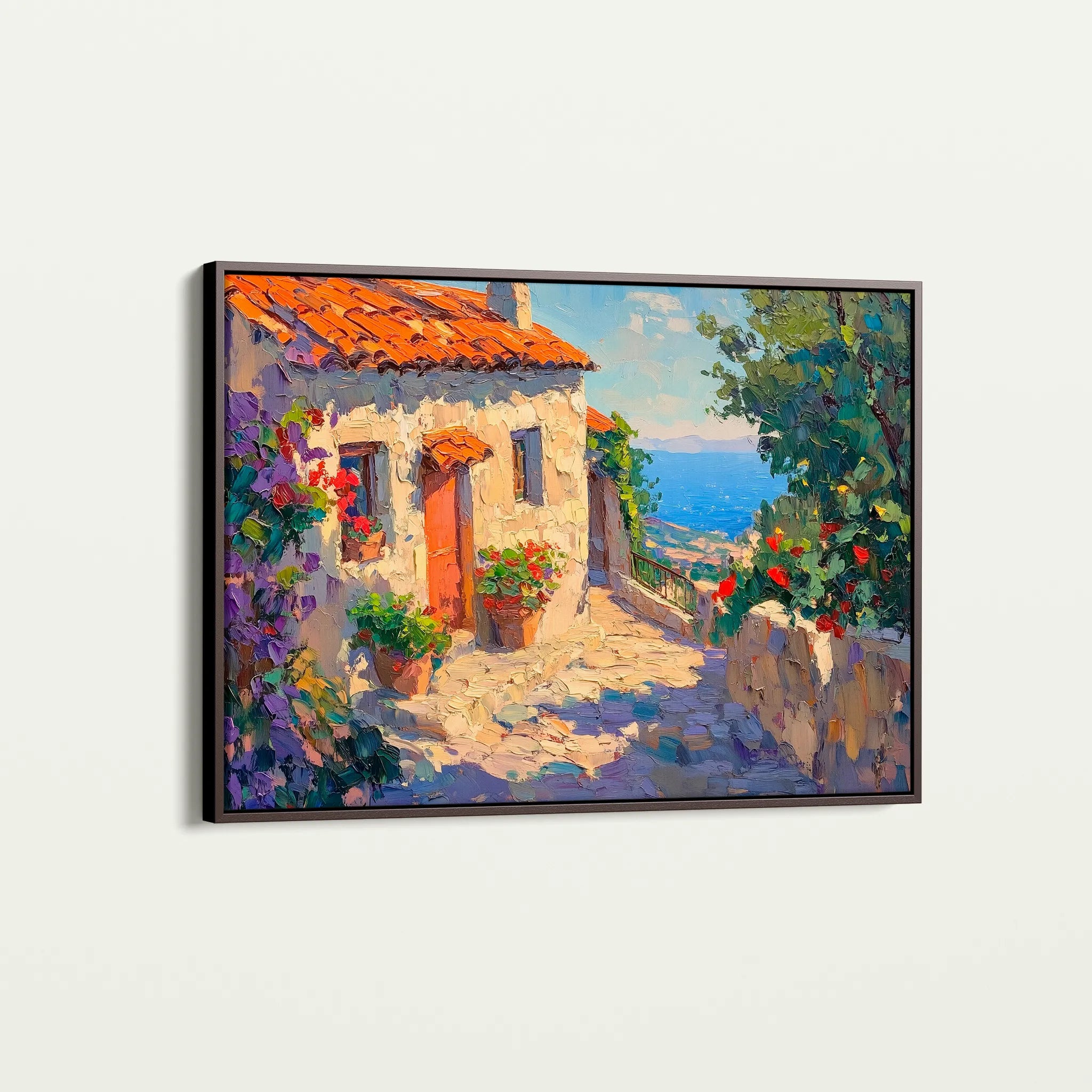 Landscape 377 Canvas Art 60 x 40 cm / Black
