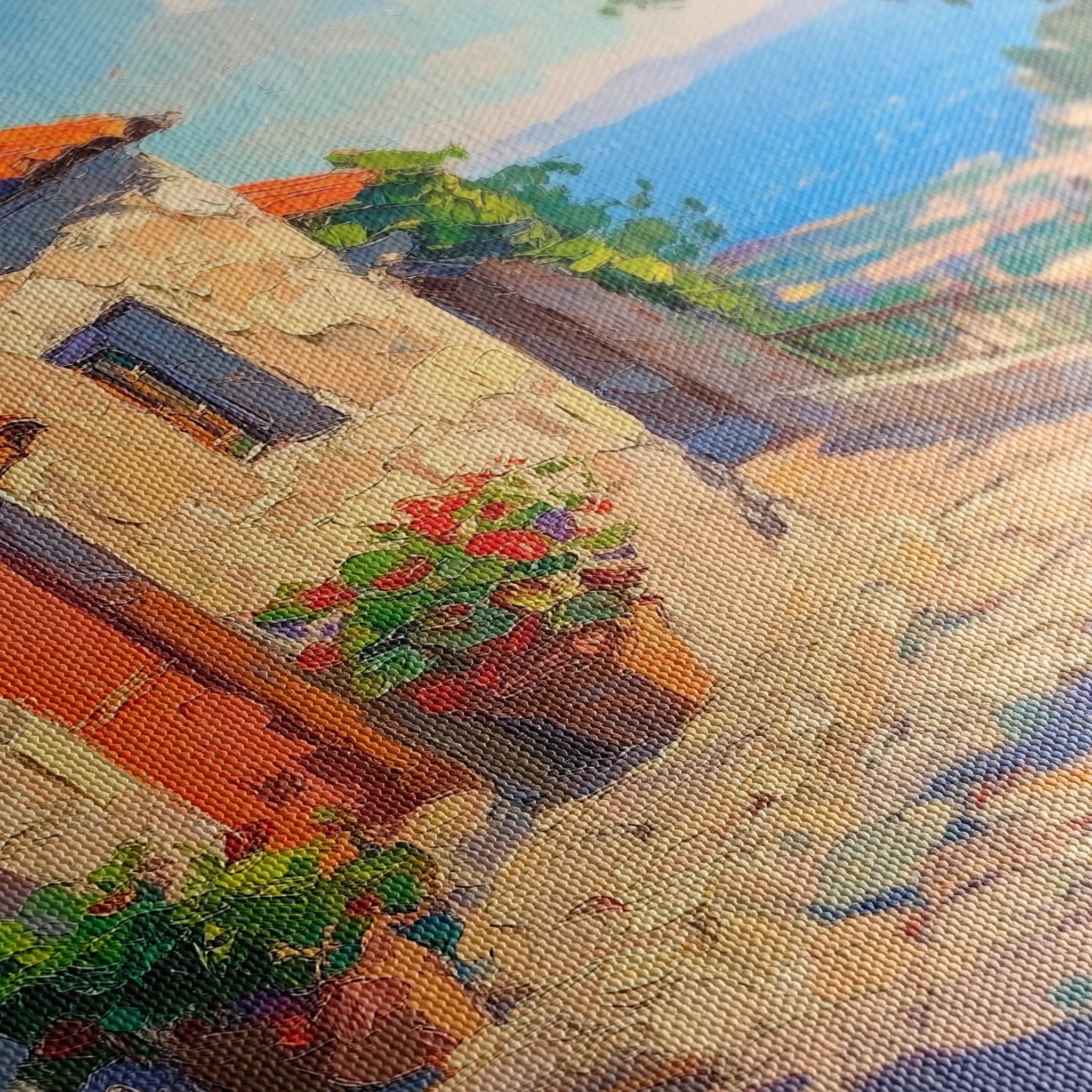Landscape 377 Canvas Art 60 x 40 cm / Black