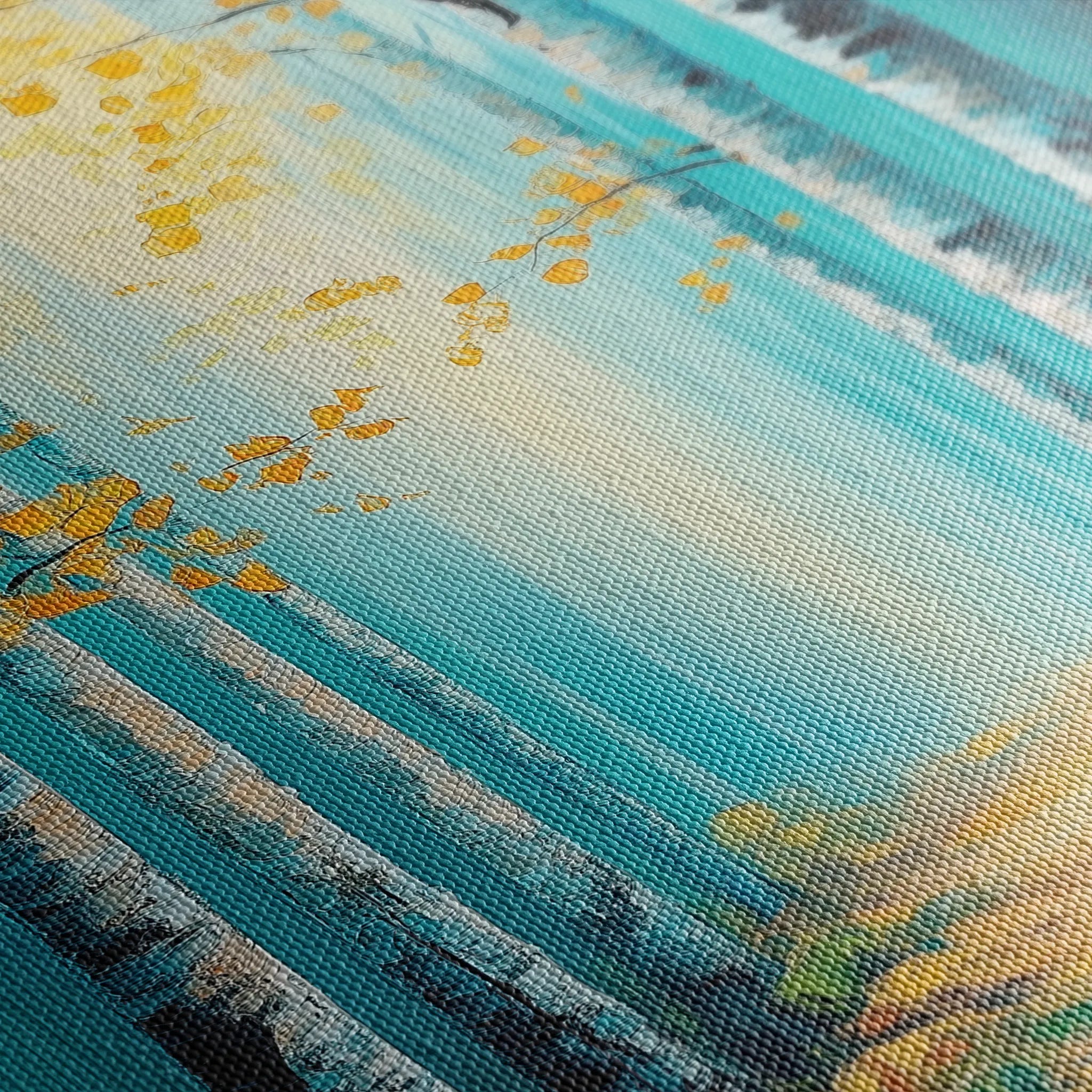 Landscape 379 Canvas Art 60 x 40 cm / Black