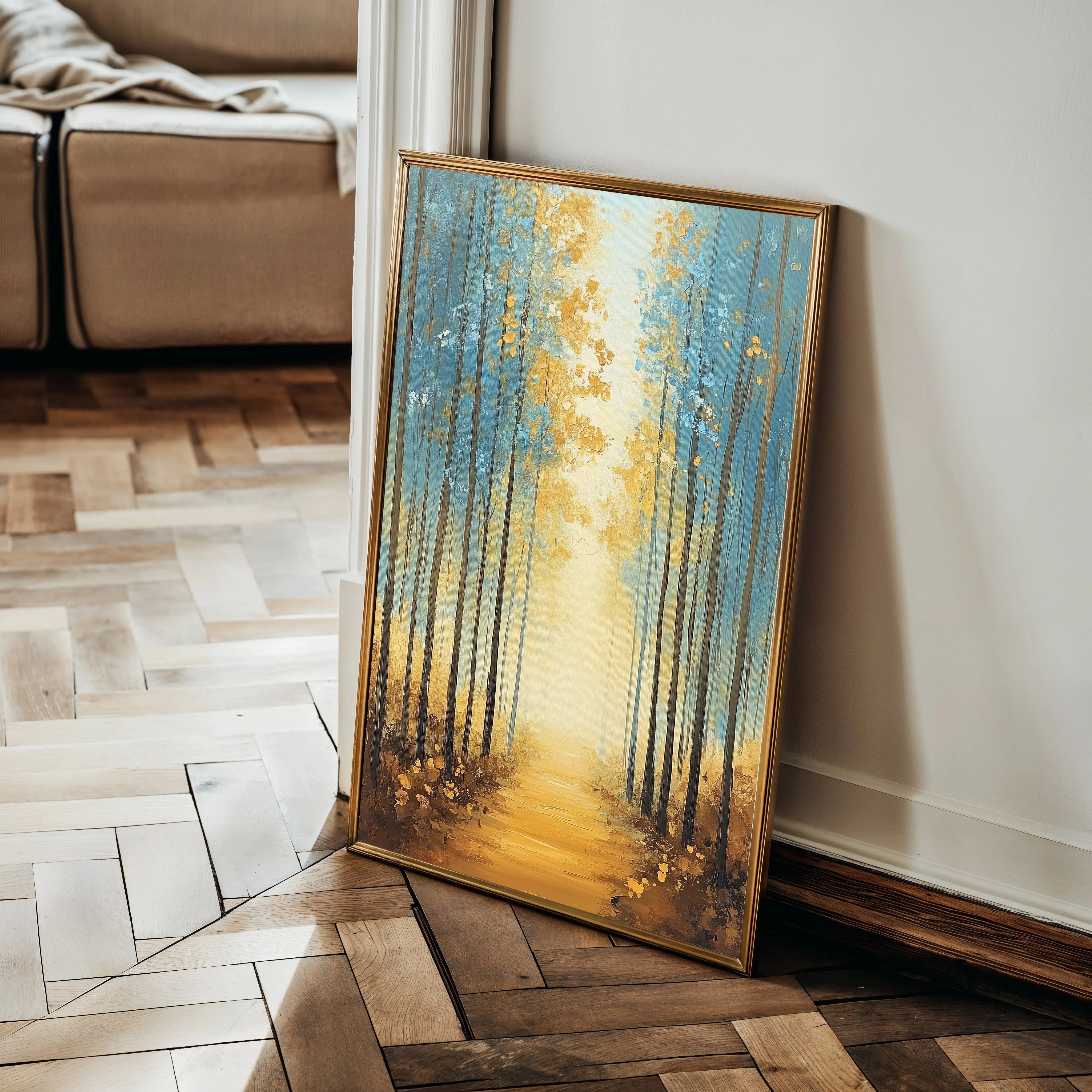 Landscape 380 Canvas Art 60 x 40 cm / Black