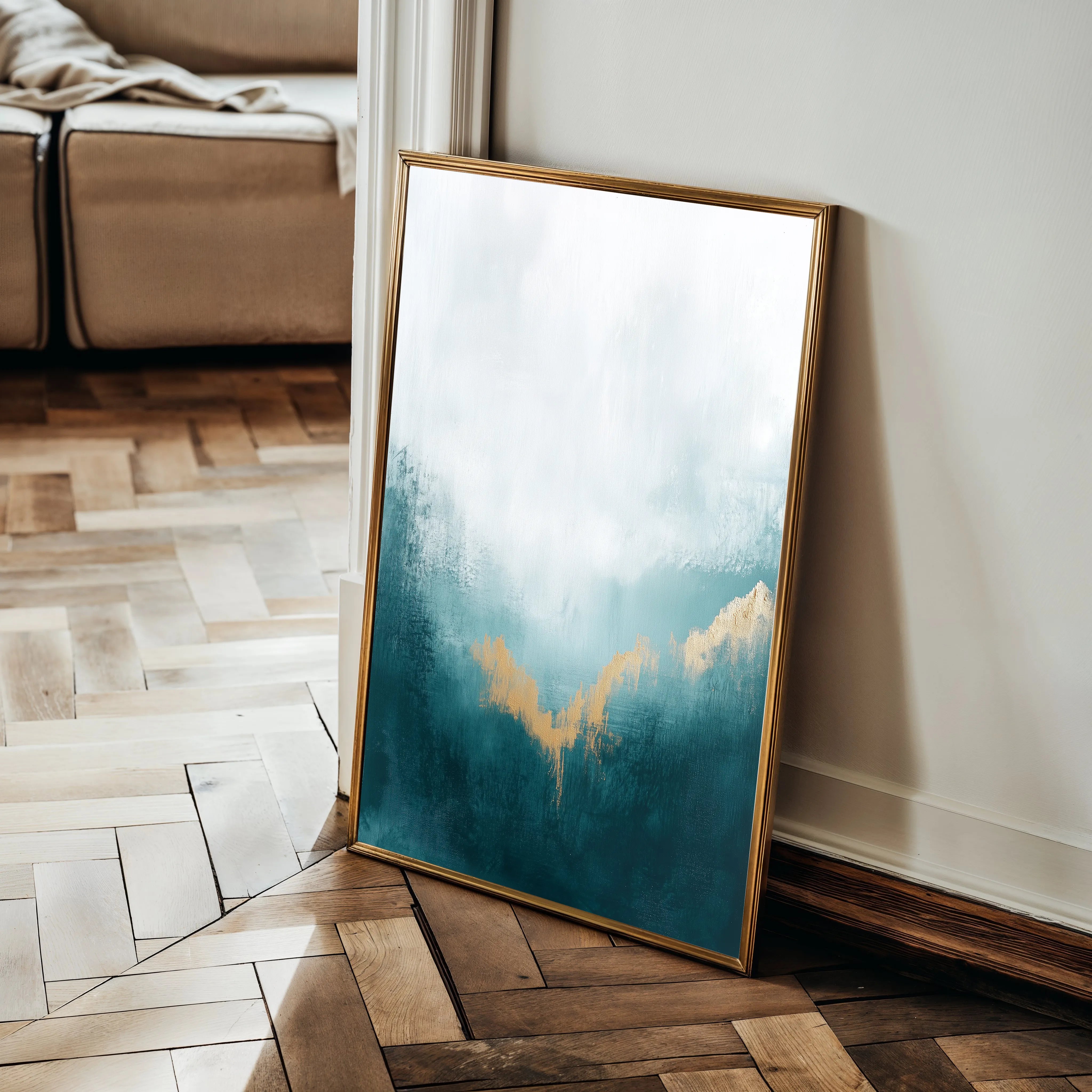 Abstract 381 Canvas Art 60 x 40 cm / Black
