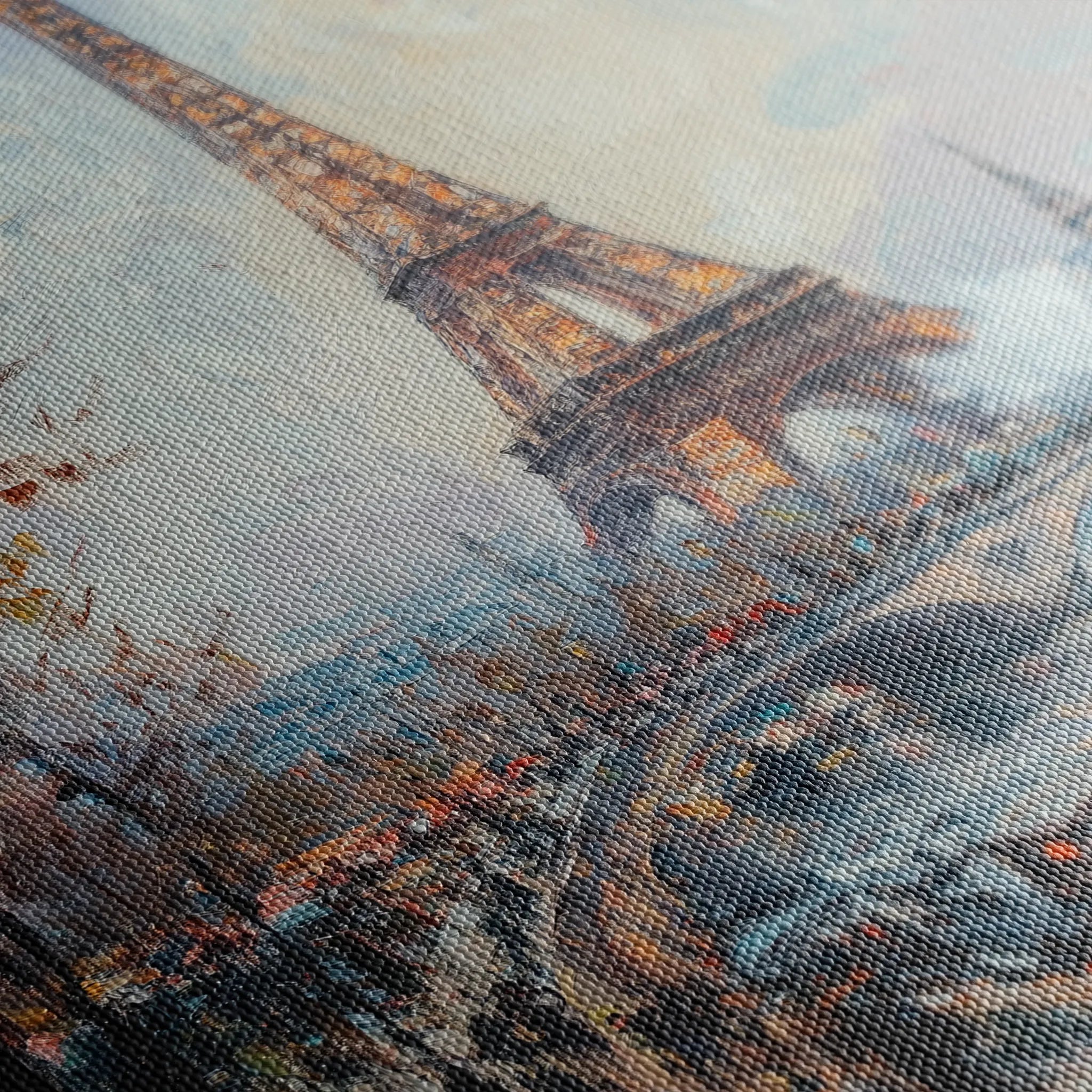 Landscape 382 Canvas Art 60 x 40 cm / Black