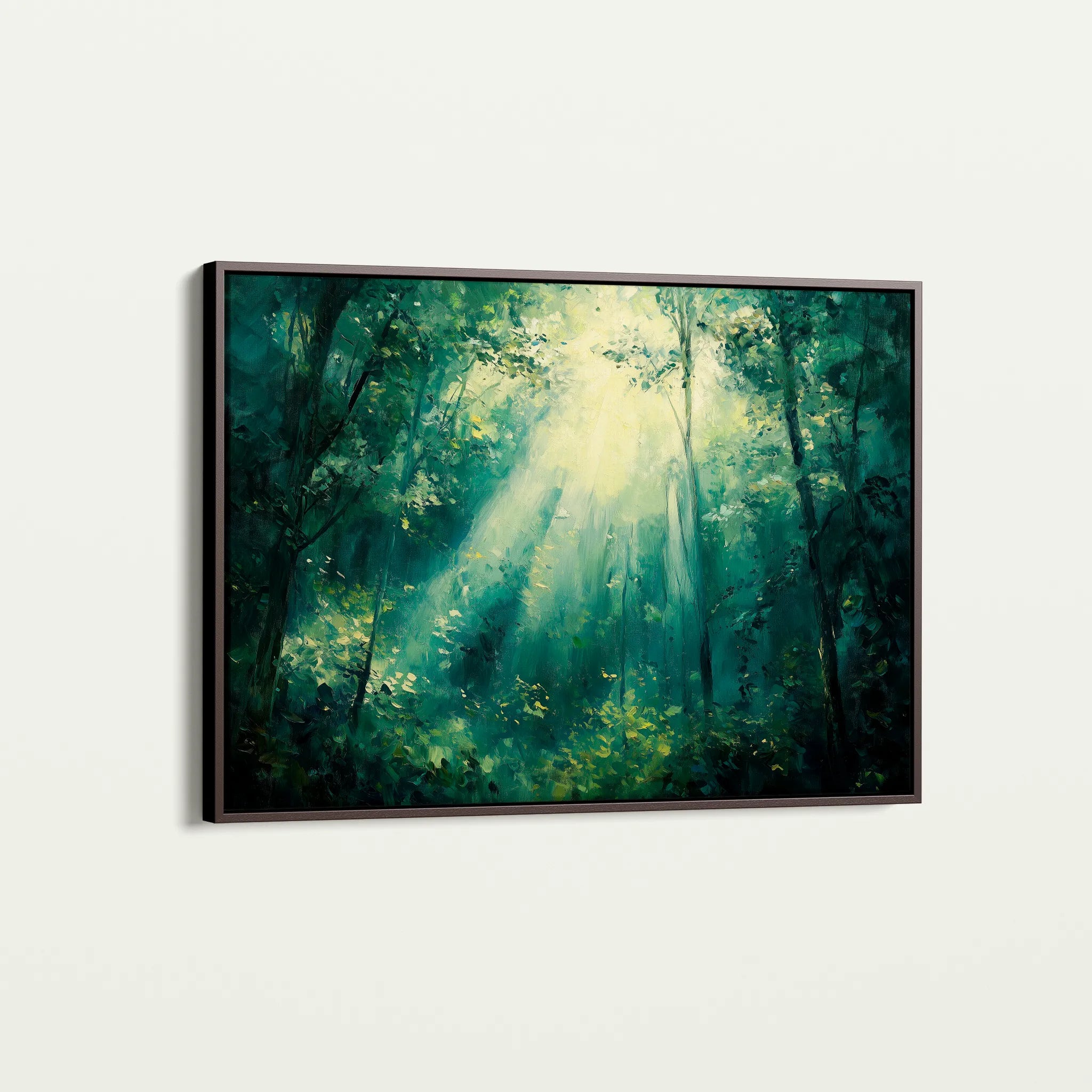 Landscape 384 Canvas Art 60 x 40 cm / Black