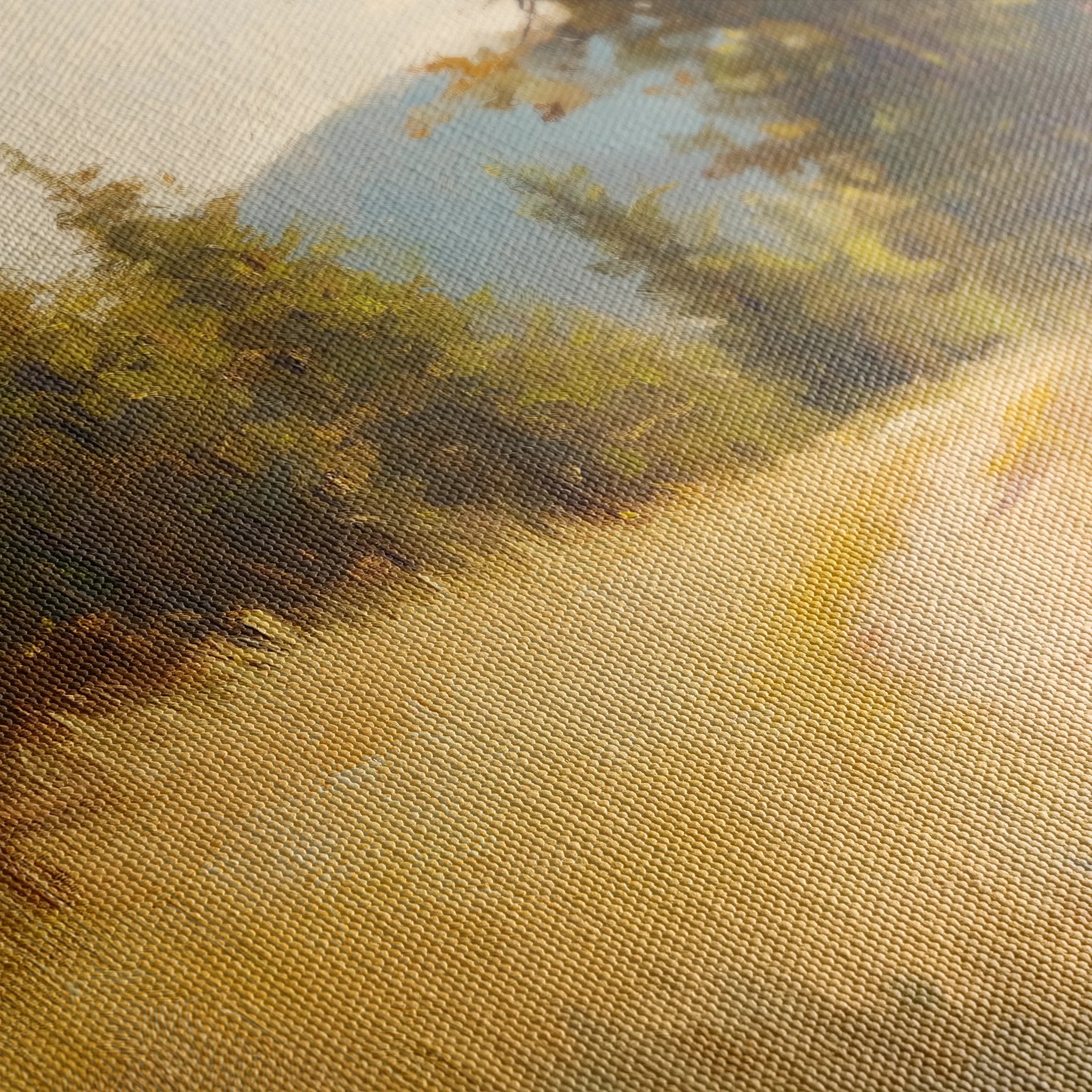 Landscape 388 Canvas Art 60 x 40 cm / Black