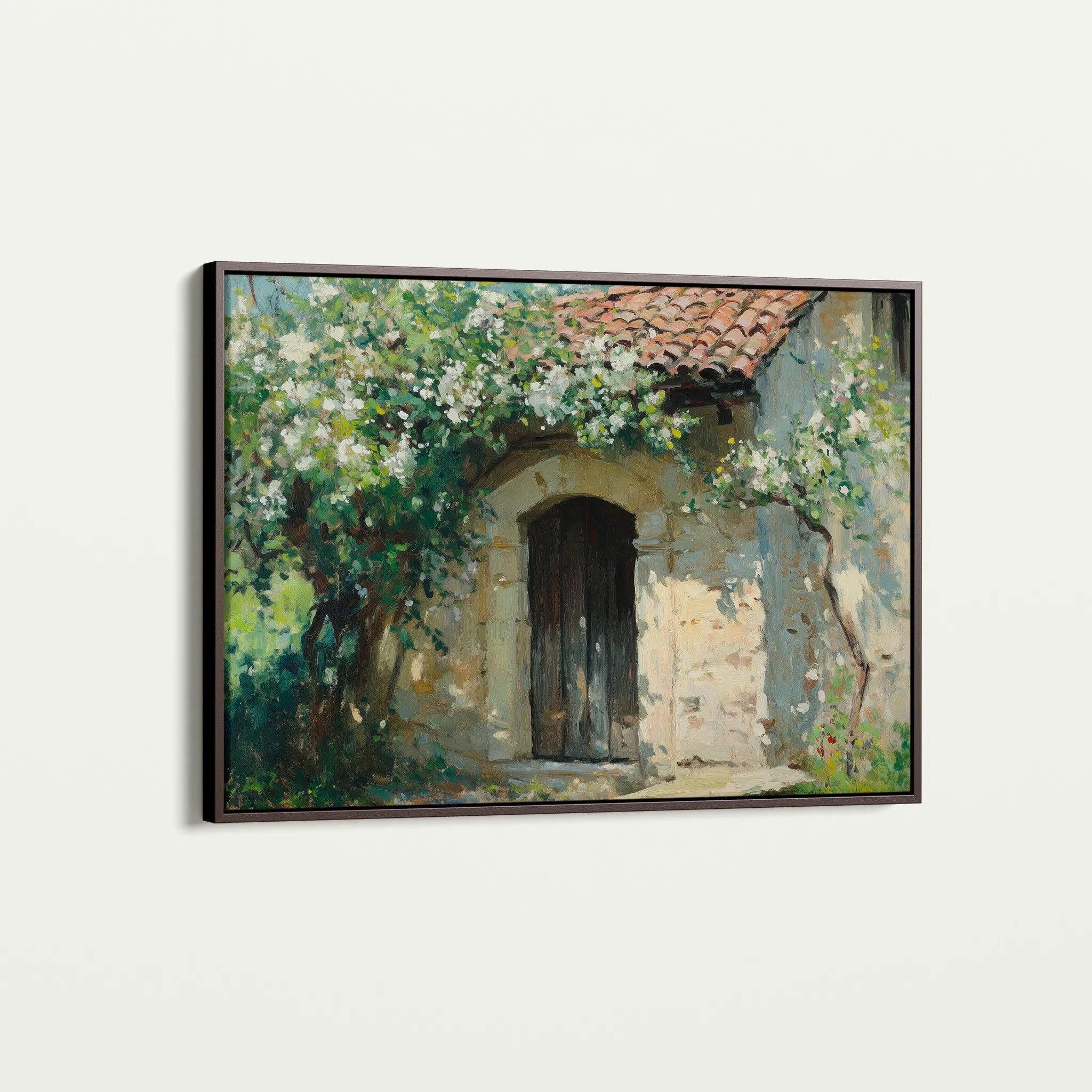 Landscape 390 Canvas Art 60 x 40 cm / Black