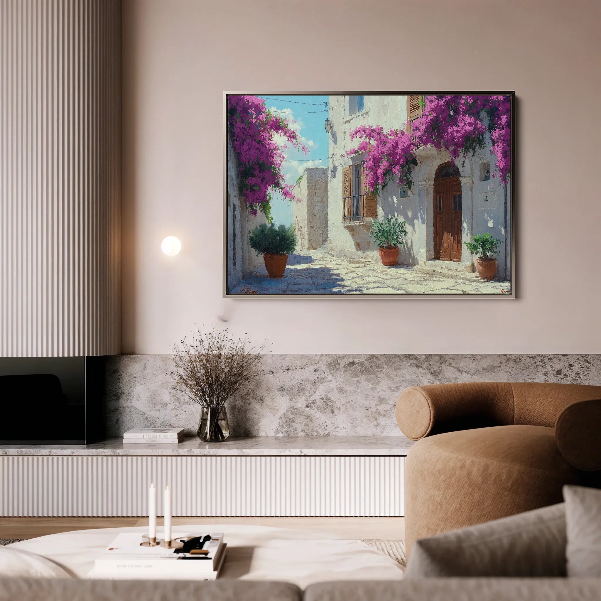 Landscape 396 Canvas Art 60 x 40 cm / Black