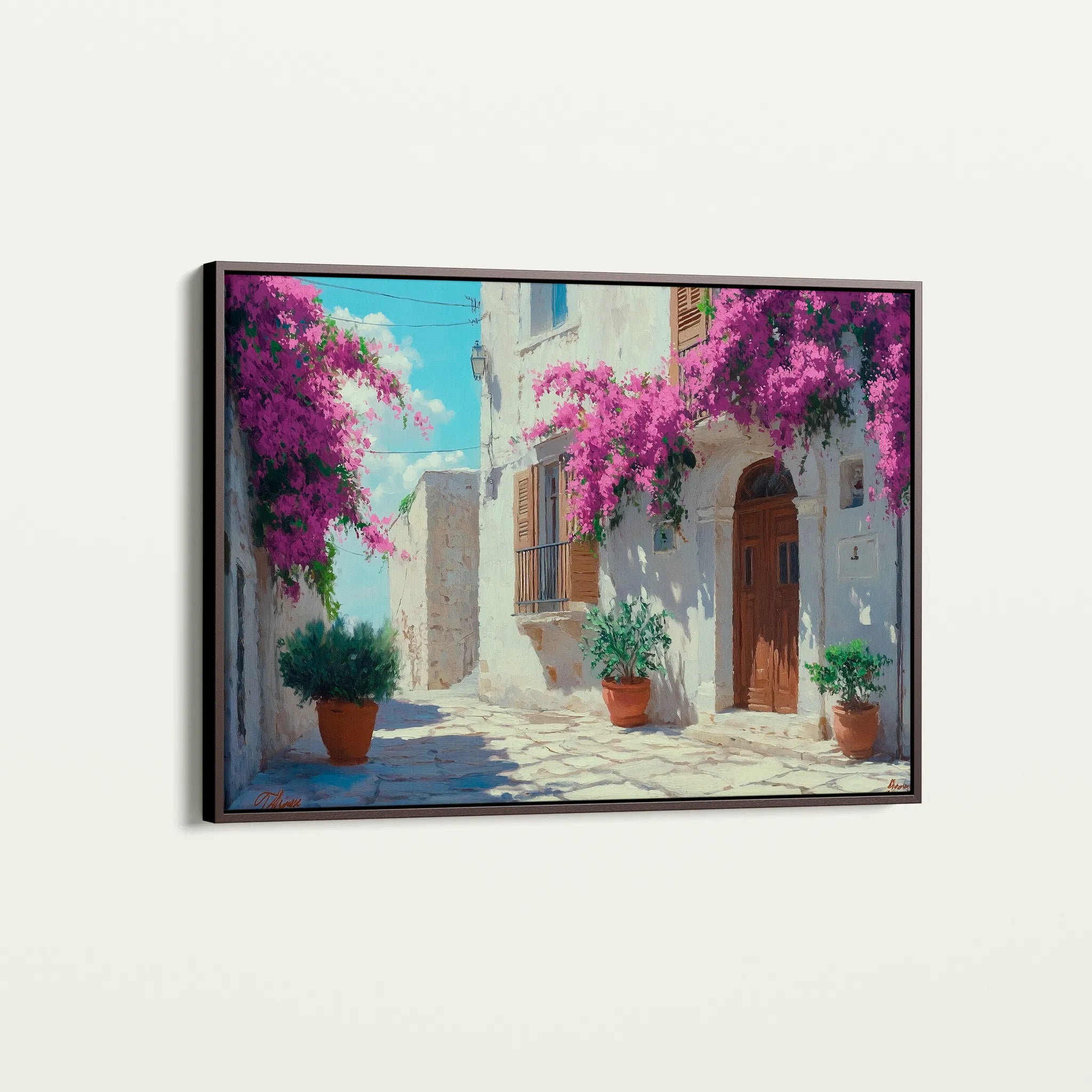 Landscape 396 Canvas Art 60 x 40 cm / Black