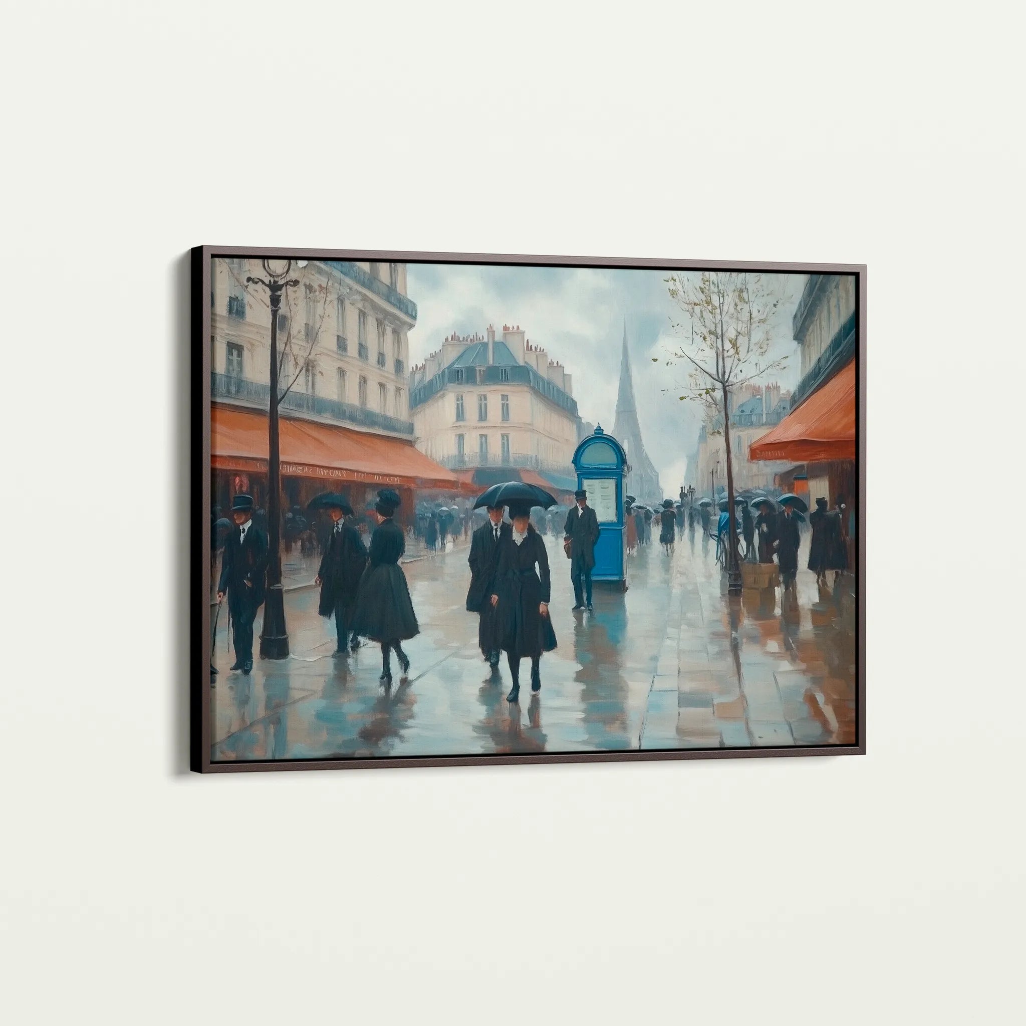 Landscape 402 Canvas Art 60 x 40 cm / Black