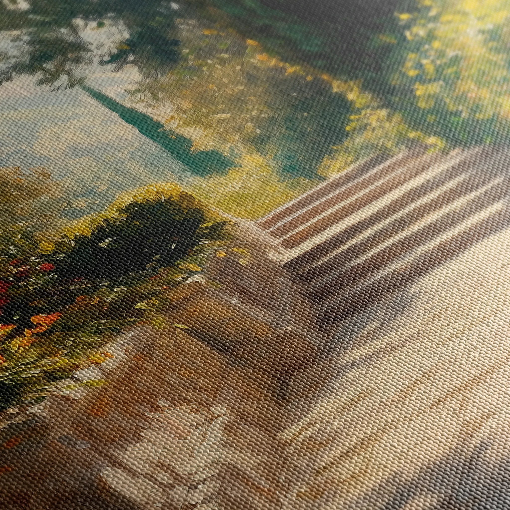 Landscape 407 Canvas Art 60 x 40 cm / Black