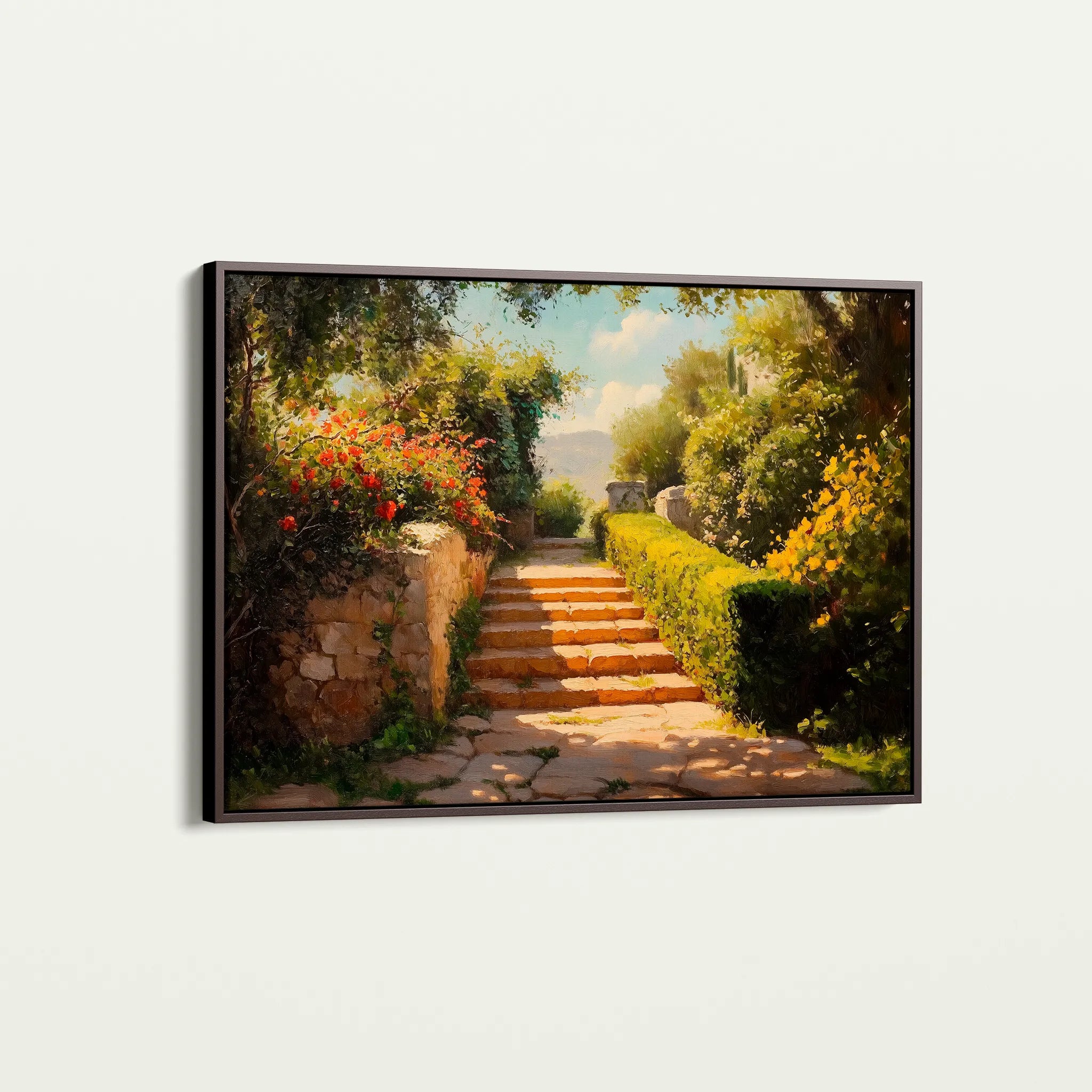 Landscape 408 Canvas Art 60 x 40 cm / Black