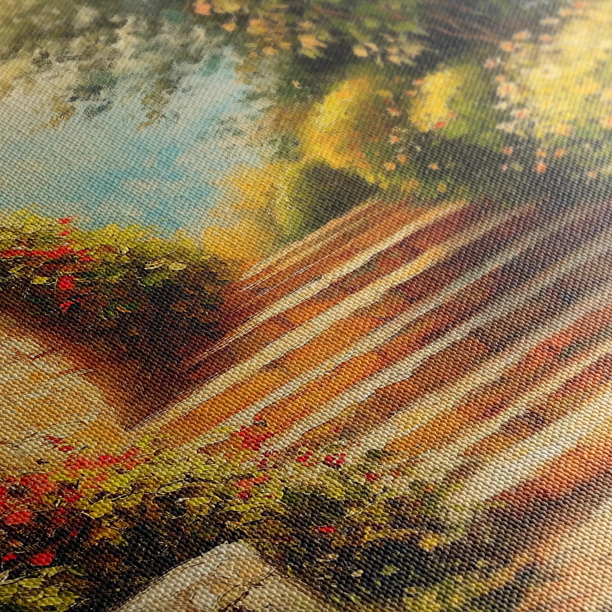 Landscape 409 Canvas Art 60 x 40 cm / Black