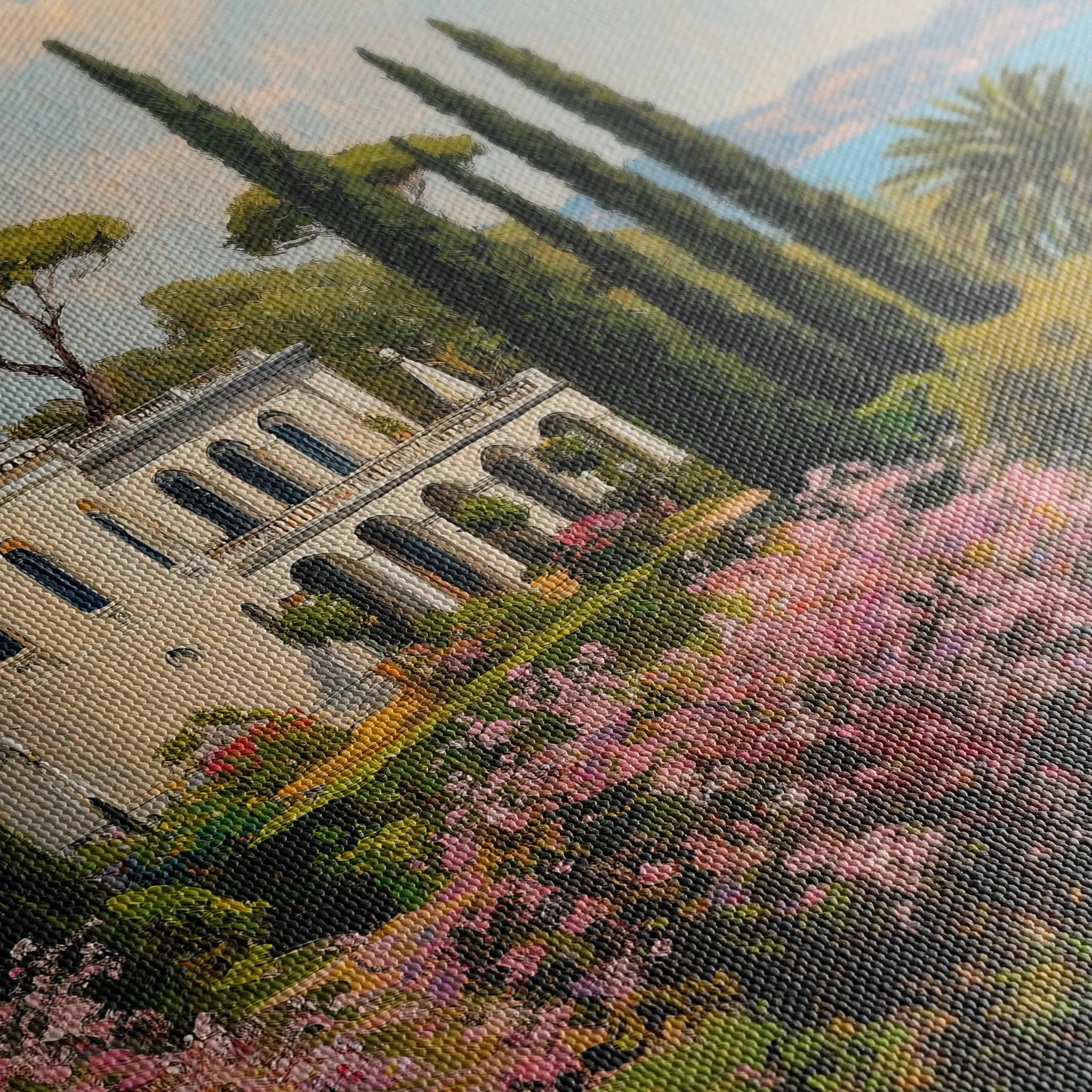 Landscape 410 Canvas Art 60 x 40 cm / Black