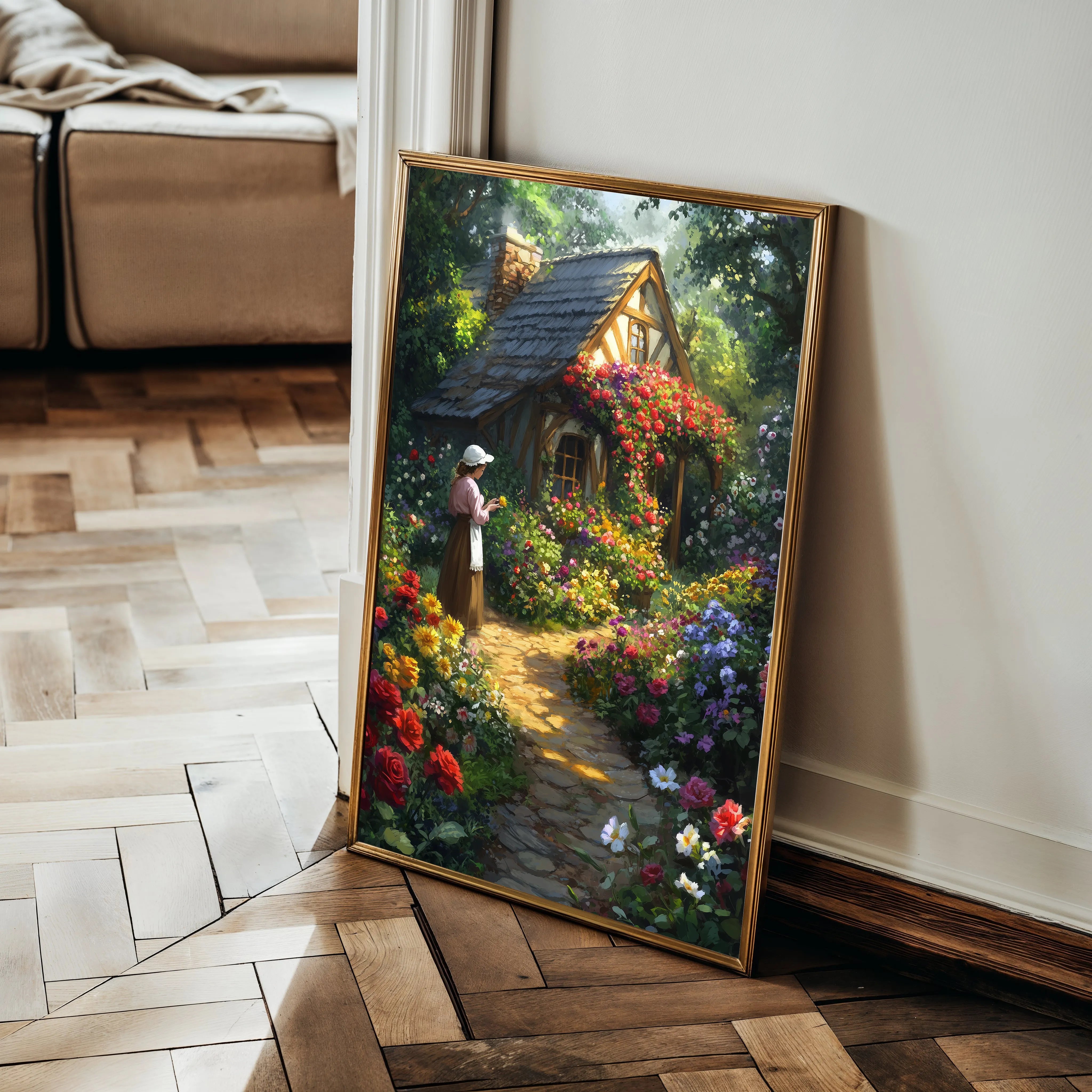Landscape 418 Canvas Art 60 x 40 cm / Black