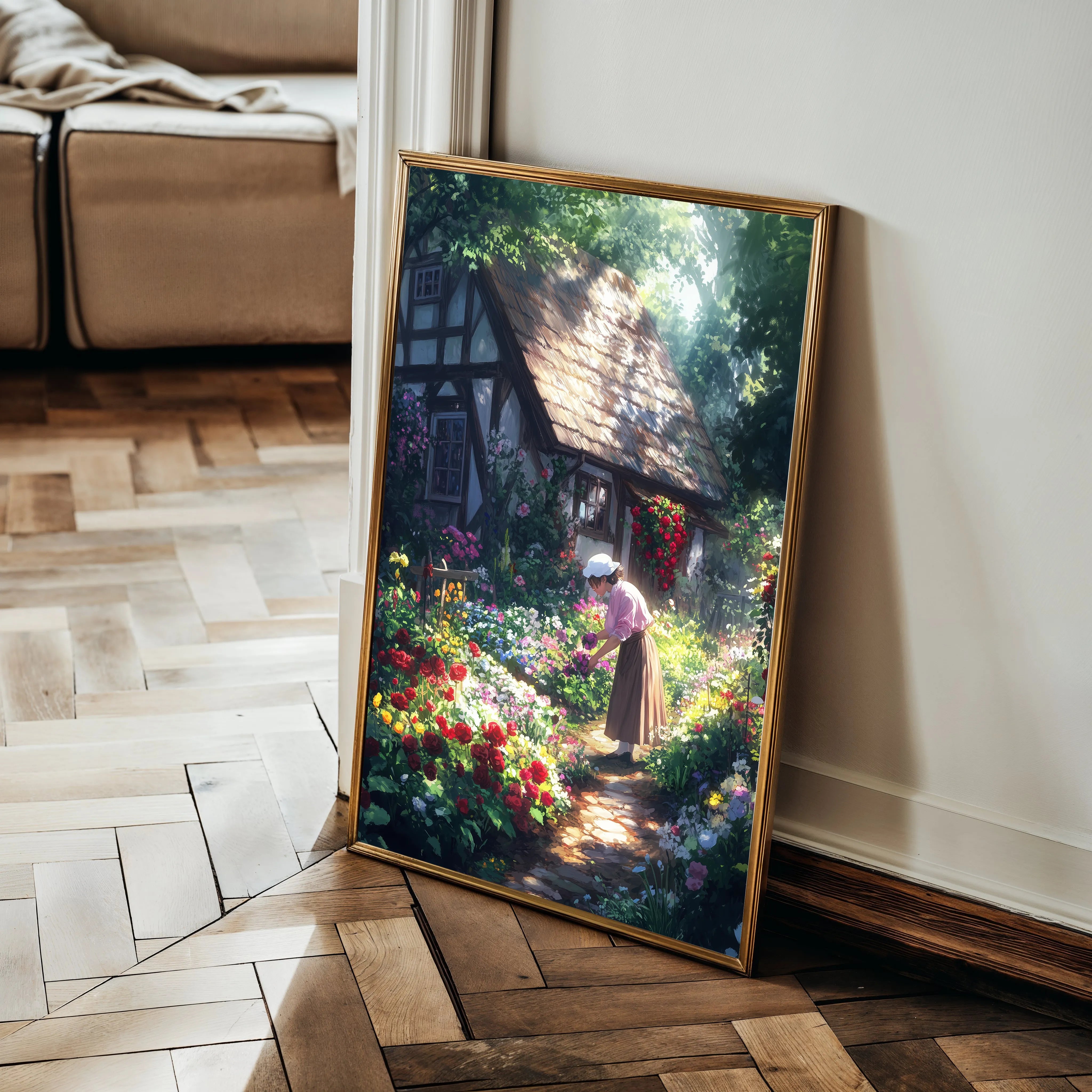 Landscape 419 Canvas Art 60 x 40 cm / Black