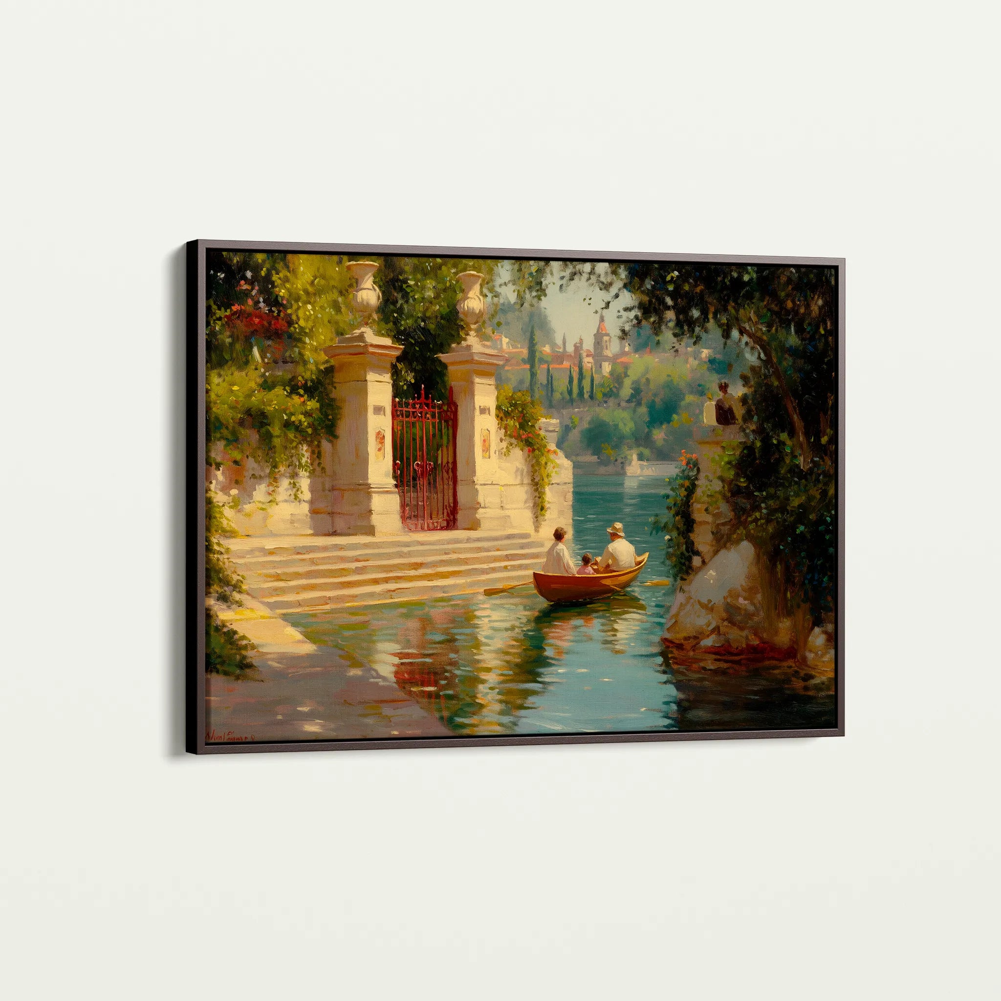 Landscape 423 Canvas Art 60 x 40 cm / Black