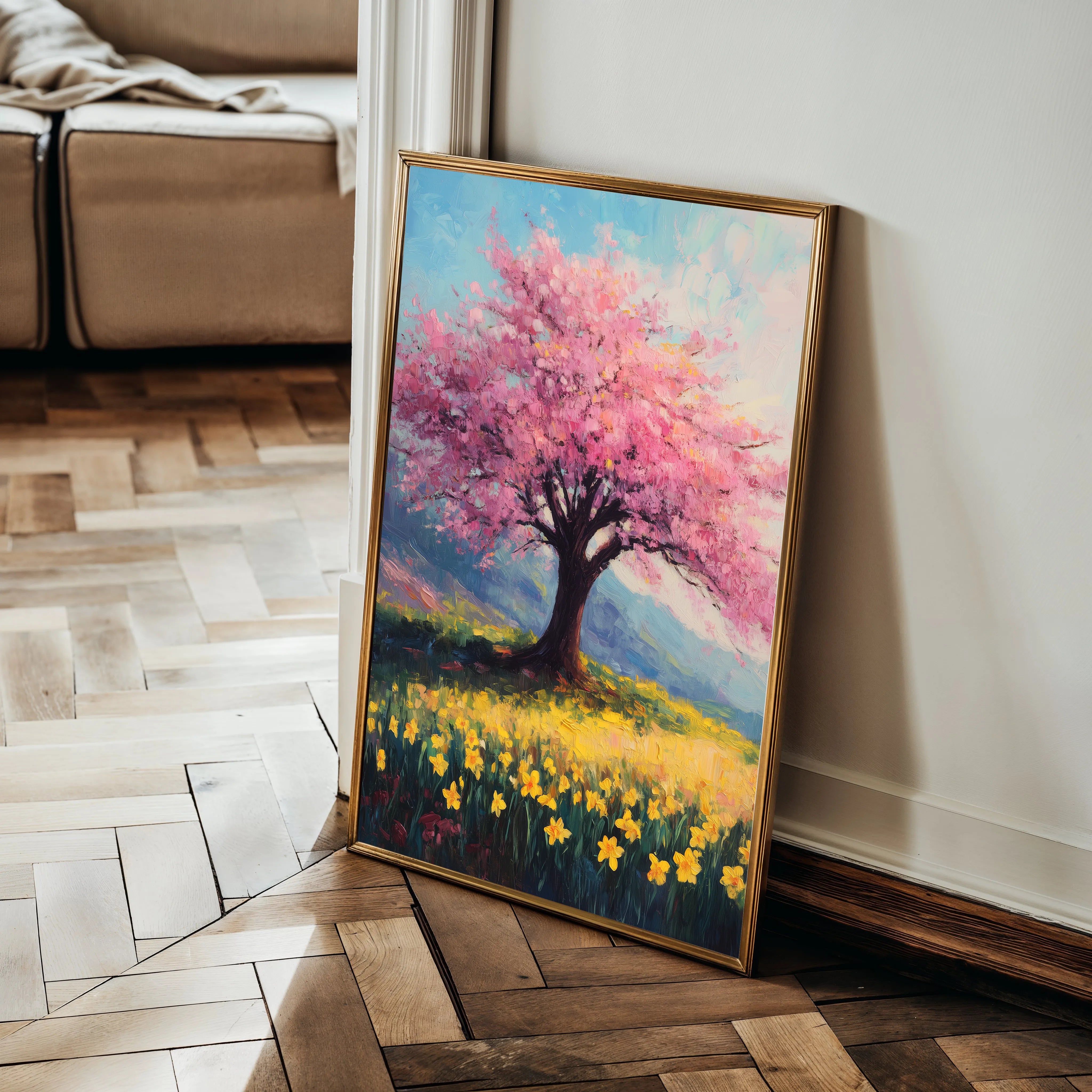 Landscape 424 Canvas Art 60 x 40 cm / Black
