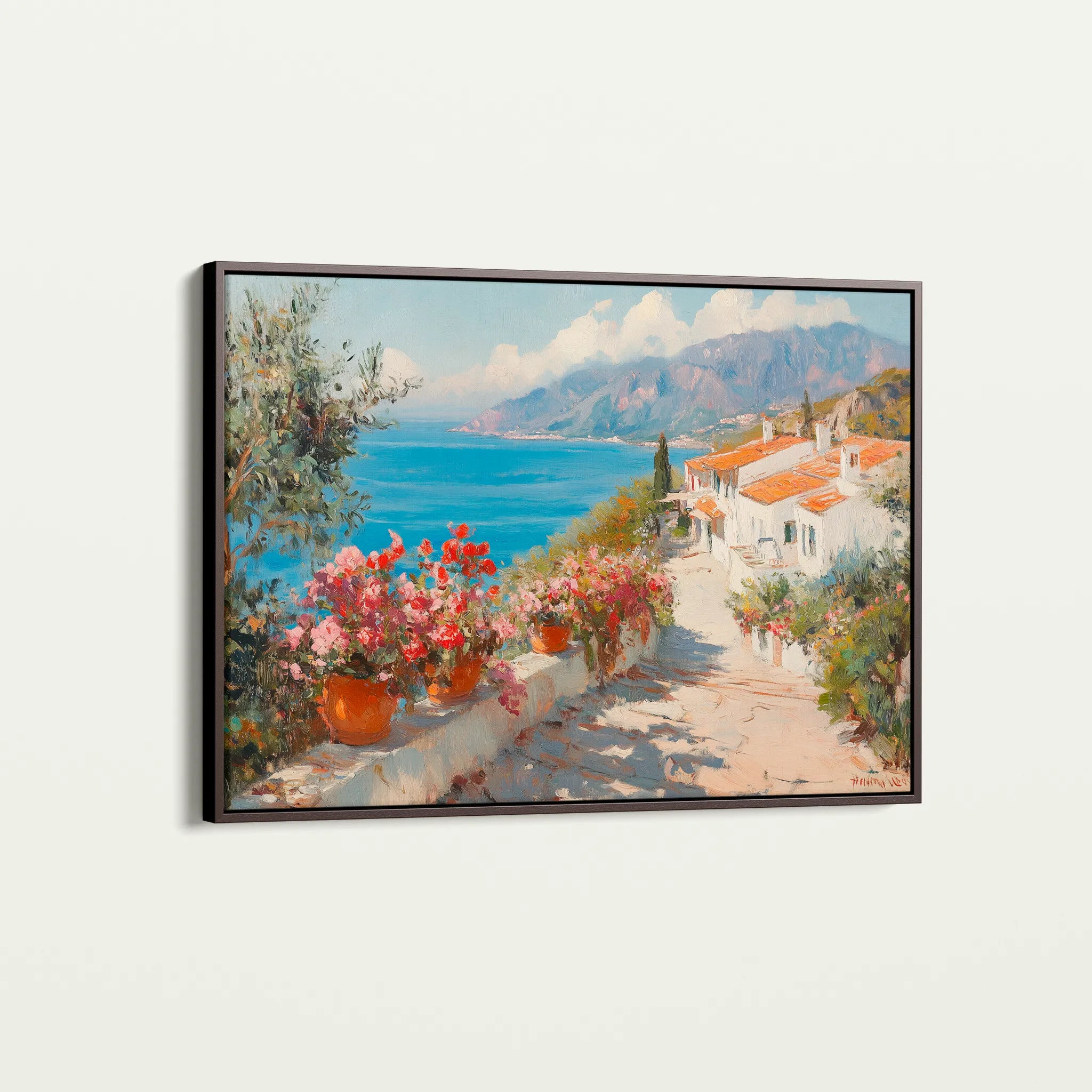 Landscape 427 Canvas Art 60 x 40 cm / Black