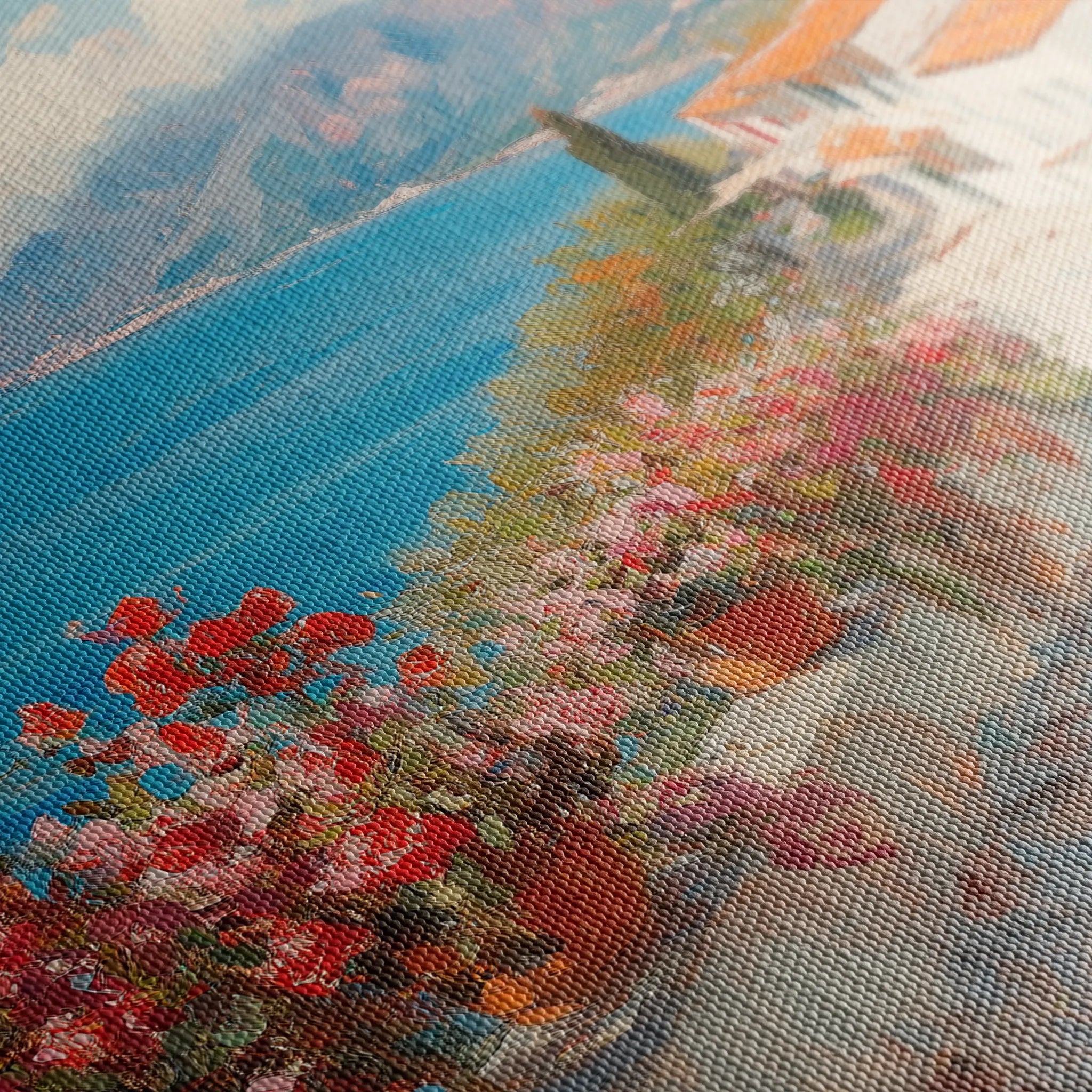 Landscape 427 Canvas Art 60 x 40 cm / Black