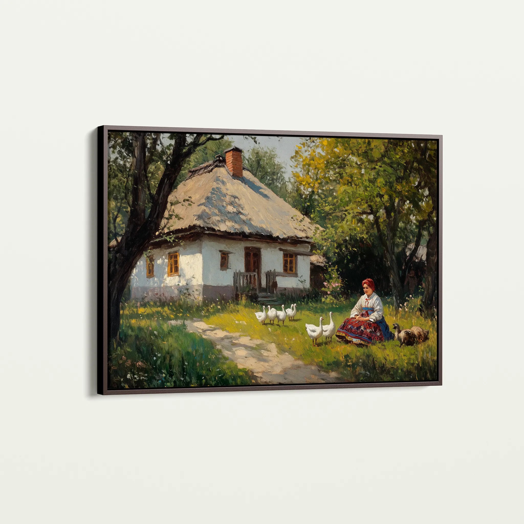 Landscape 428 Canvas Art 60 x 40 cm / Black