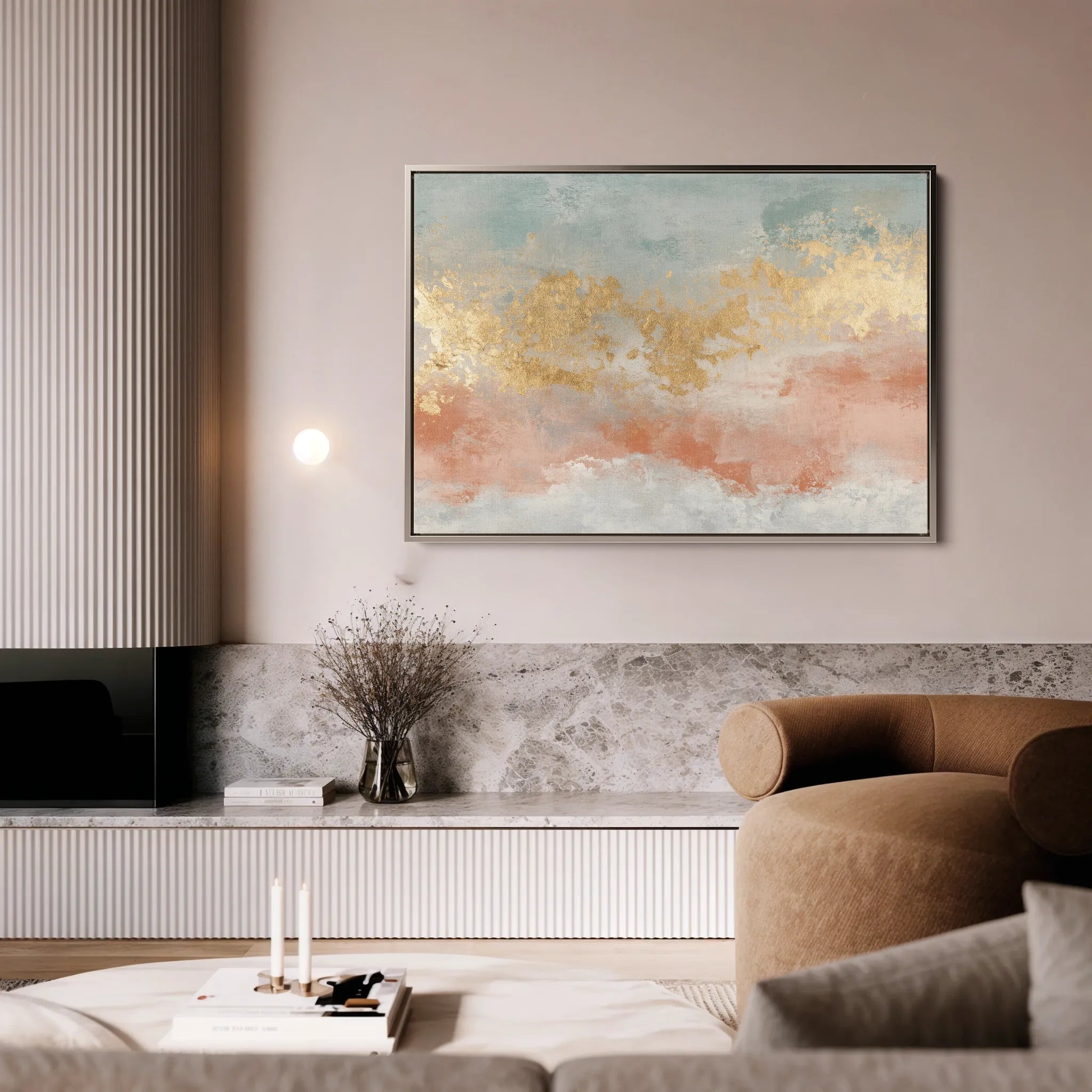 Abstract 429 Canvas Art 60 x 40 cm / Black